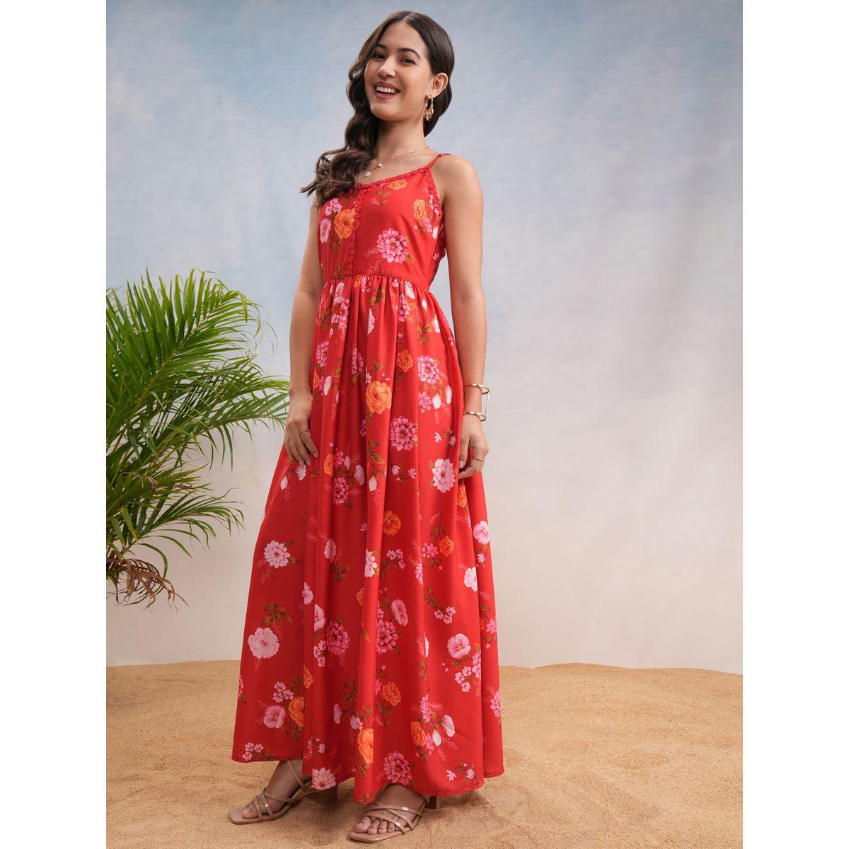 Vishudh X Styli  Floral Print Strappy Maxi Dress-women-clothing-dresses-image-4