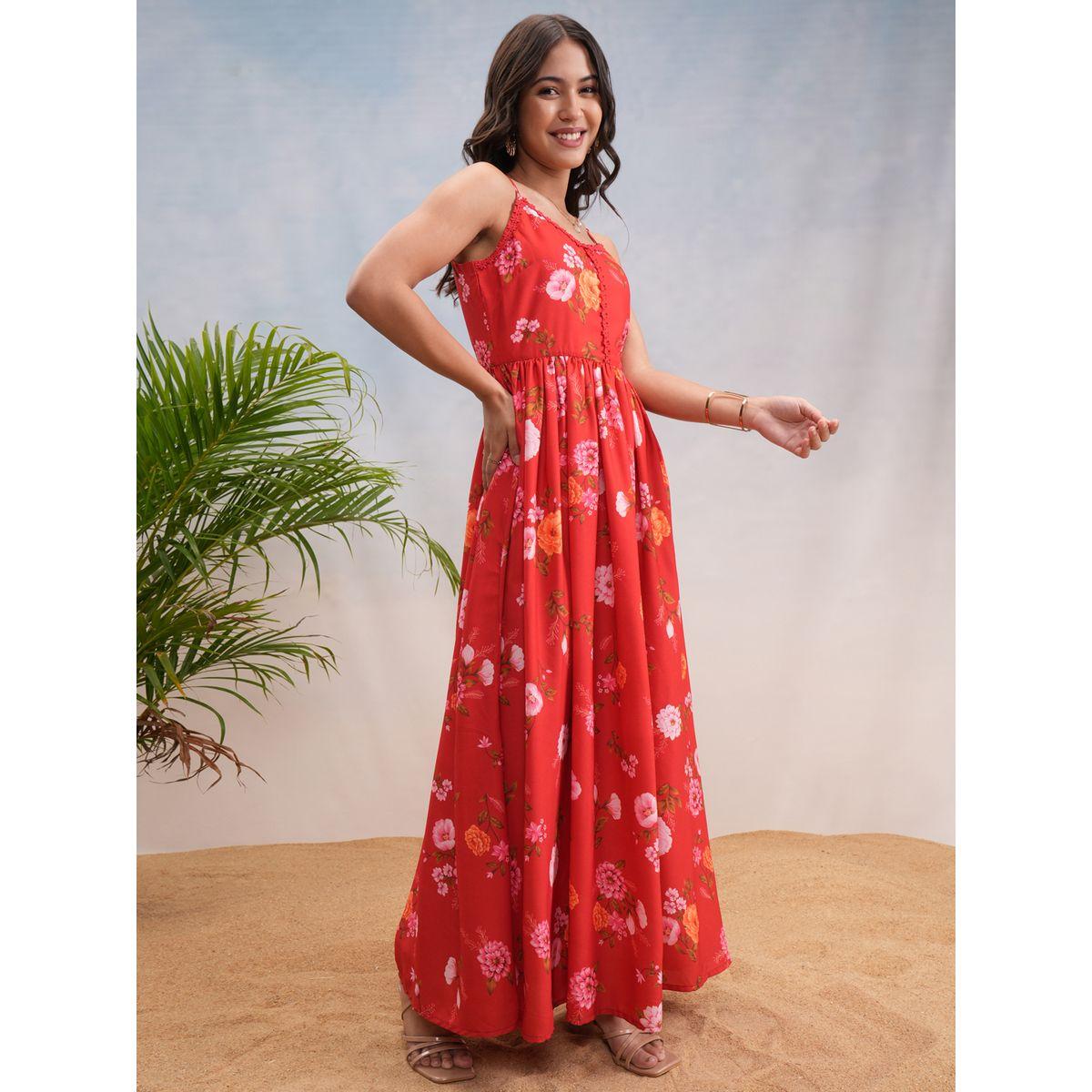 Vishudh X Styli  Floral Print Strappy Maxi Dress-women-clothing-dresses-image-6