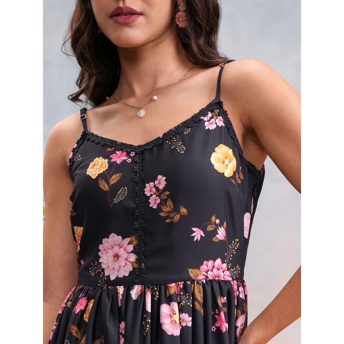 Vishudh X Styli  Floral Print Strappy Maxi Dress-women-clothing-dresses-image-5