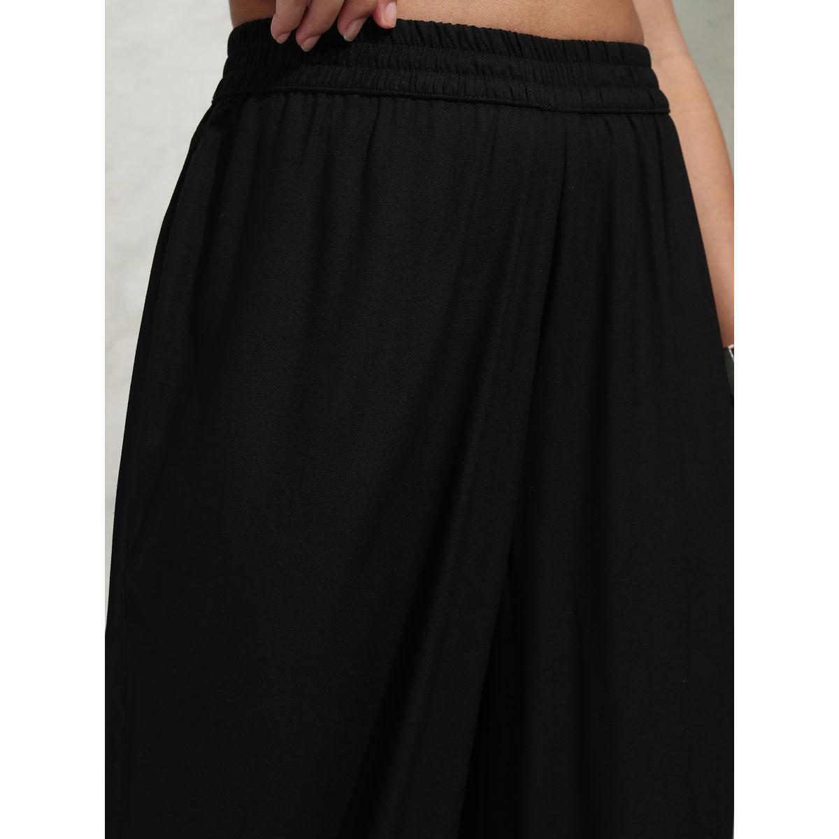 مجموعة من بنطال بالازو مع كورتا مُطرّزة بزهور فيشود × ستايلي-women-clothing-ethnicwear-kurtasets-image-8