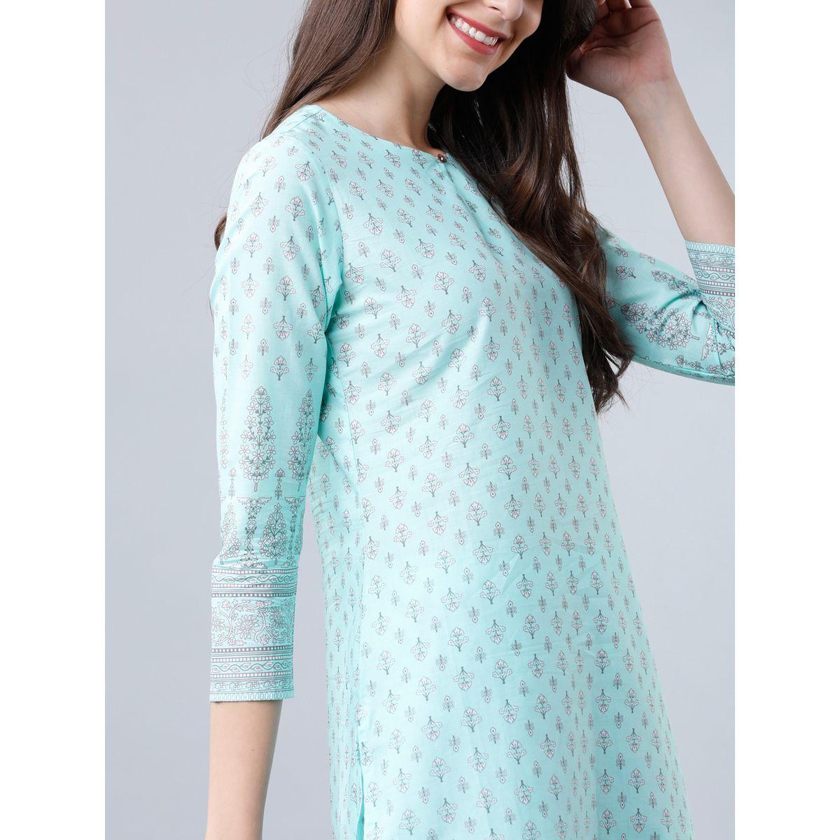 Vishudh All Over Print Kurta & Palazzos Set-women-clothing-ethnicwear-kurtasets-image-4