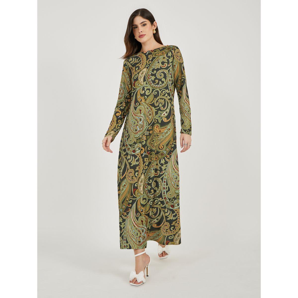 Styli All Over Print Long Sleeves A-line Maxi Dress-women-clothing-dresses-image-3
