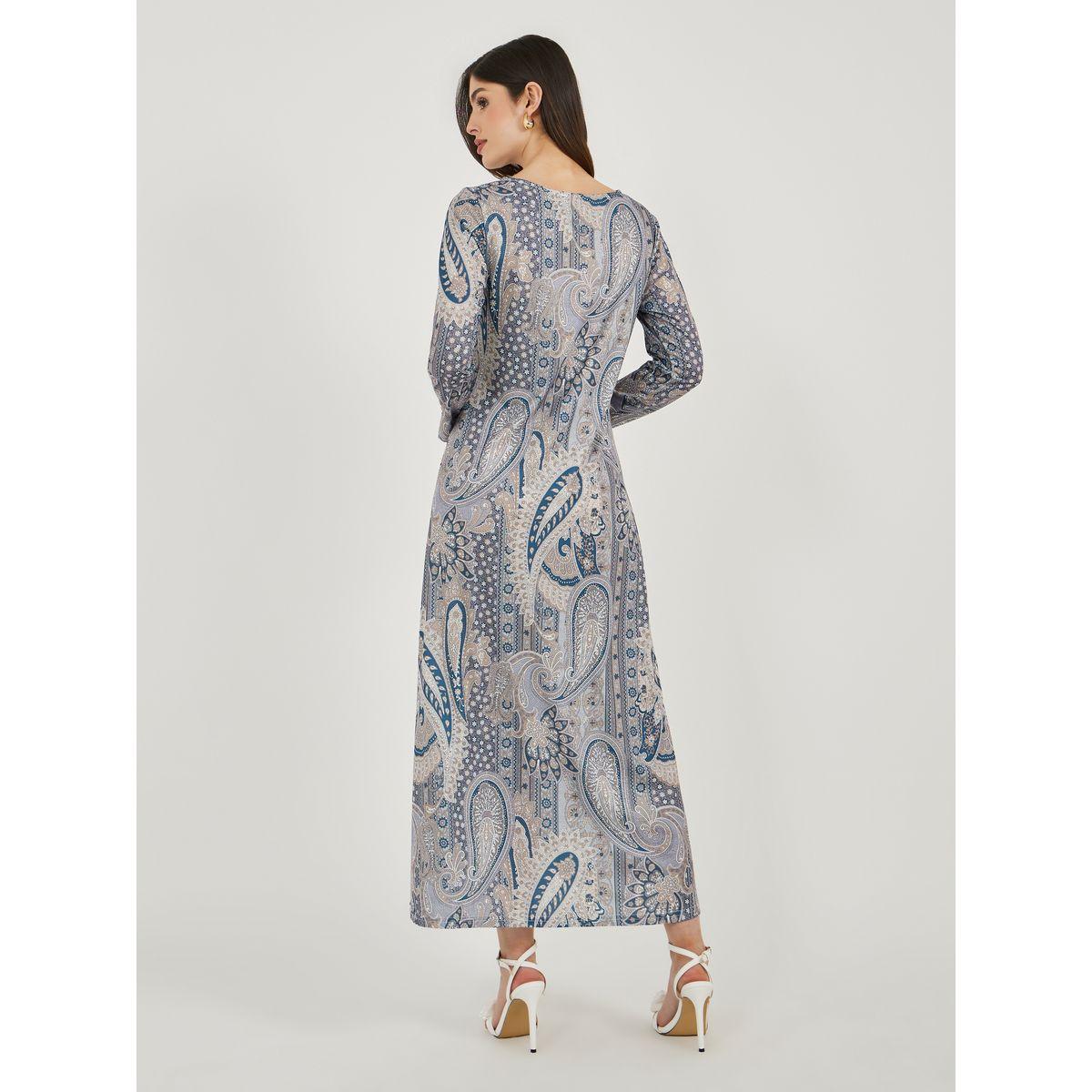 Styli All Over Print Long Sleeves A-line Maxi Dress-women-clothing-dresses-image-5