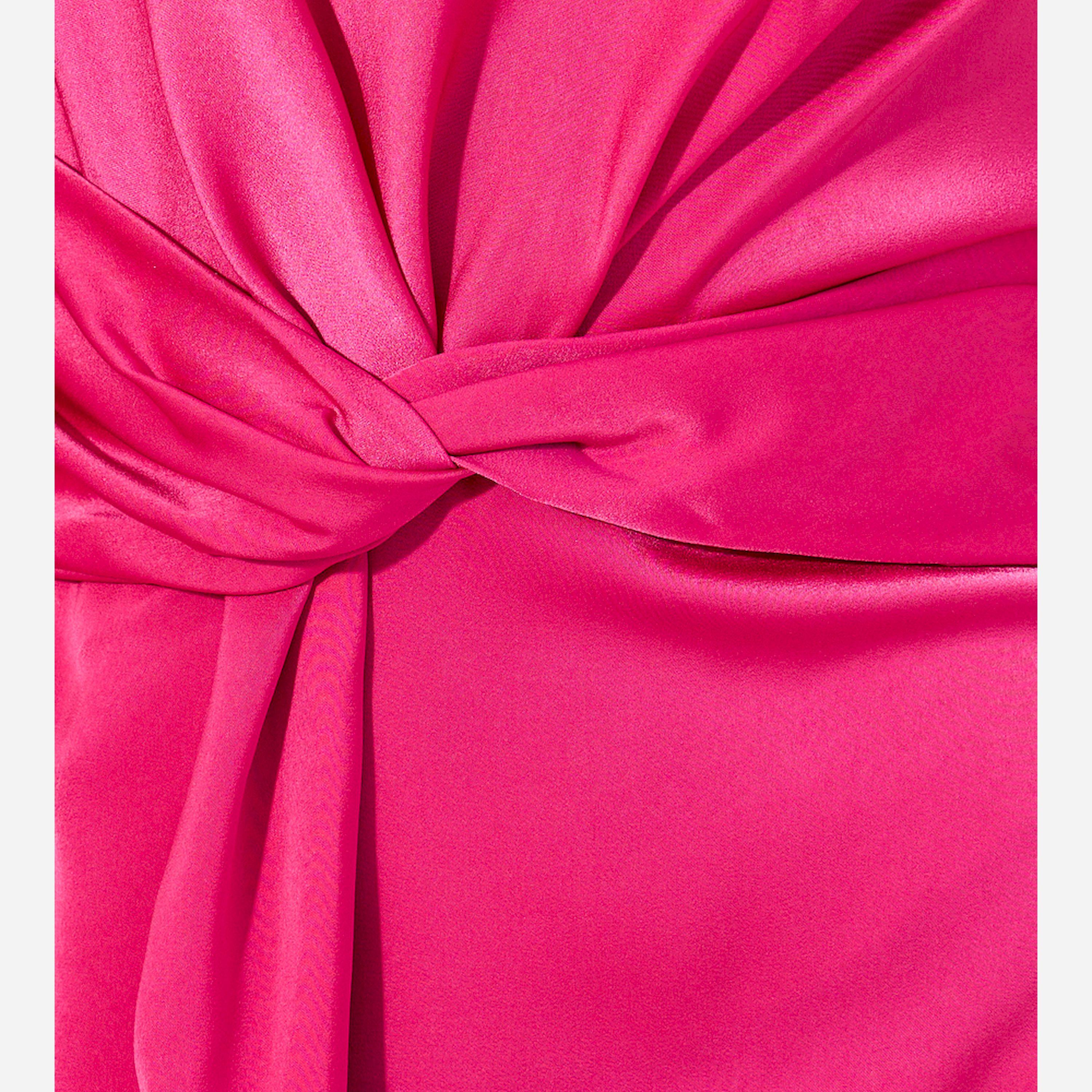 Styli Front Slit Detail Tie-Up Detail Sheath Midi Dress-women-clothing-dresses-image-4