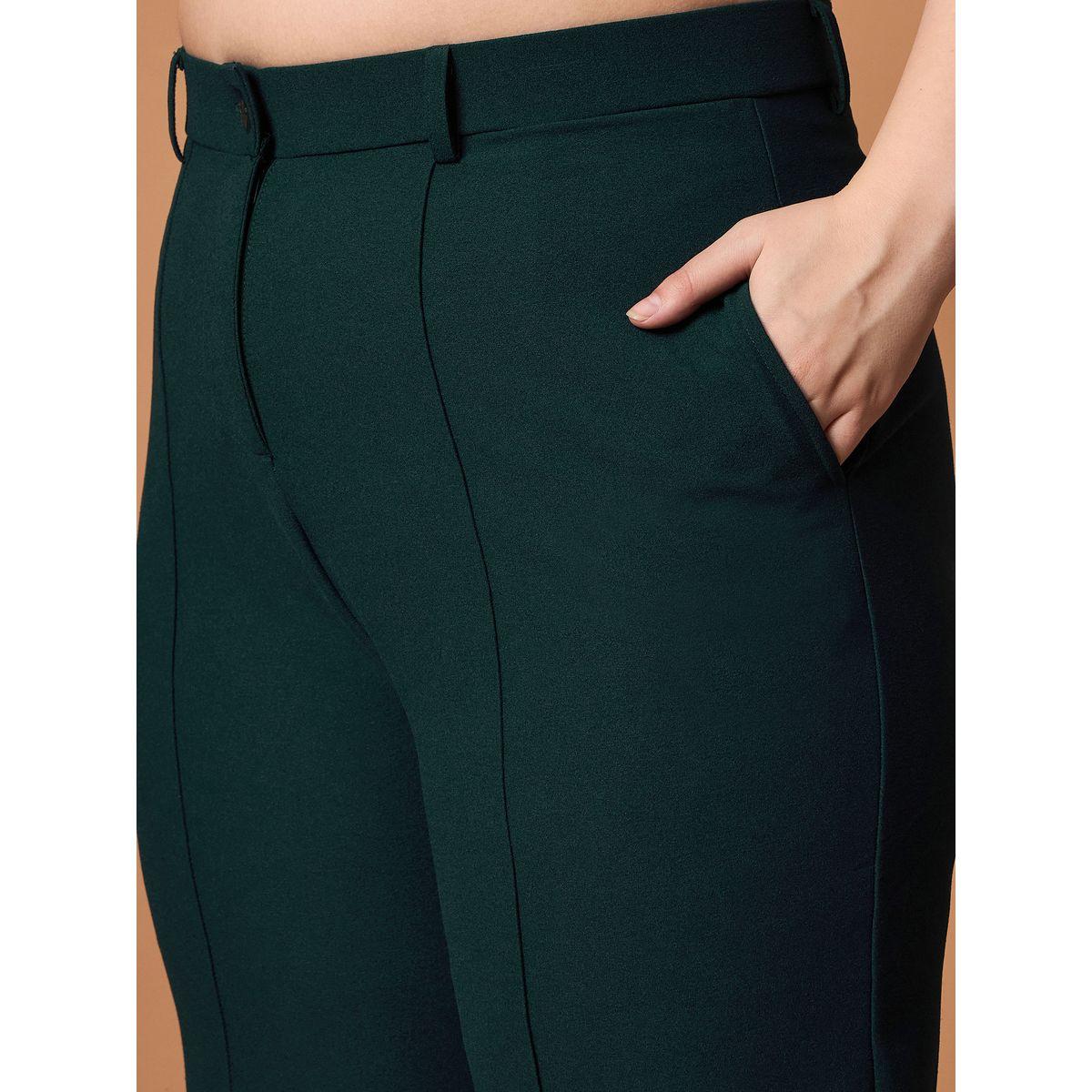 Sassafras X Styli  Plus Size Solid Front Button Top and Straight Pants Set-women-clothing-dresses-image-5