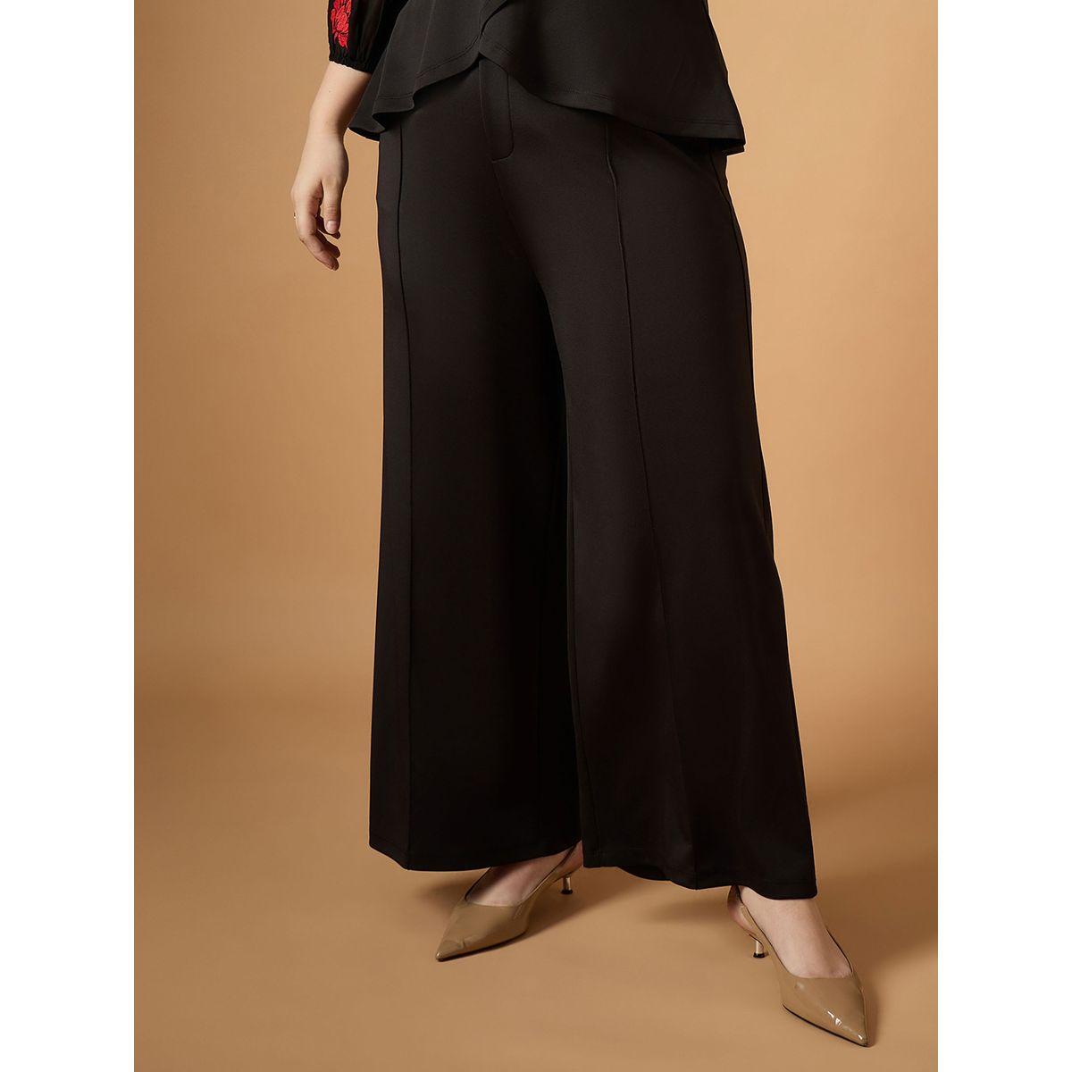 مجموعة من بنطال وبلوزة بمقاس كبير ساسافراس × ستايلي-women-clothing-dresses-image-7