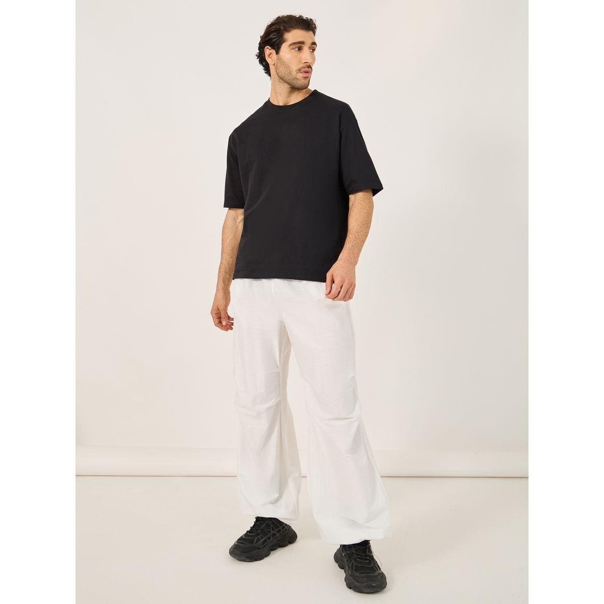 Styli Baggy Parachute Pants with Toggle Cuffed Detail-men-clothing-bottoms-joggers-image-2