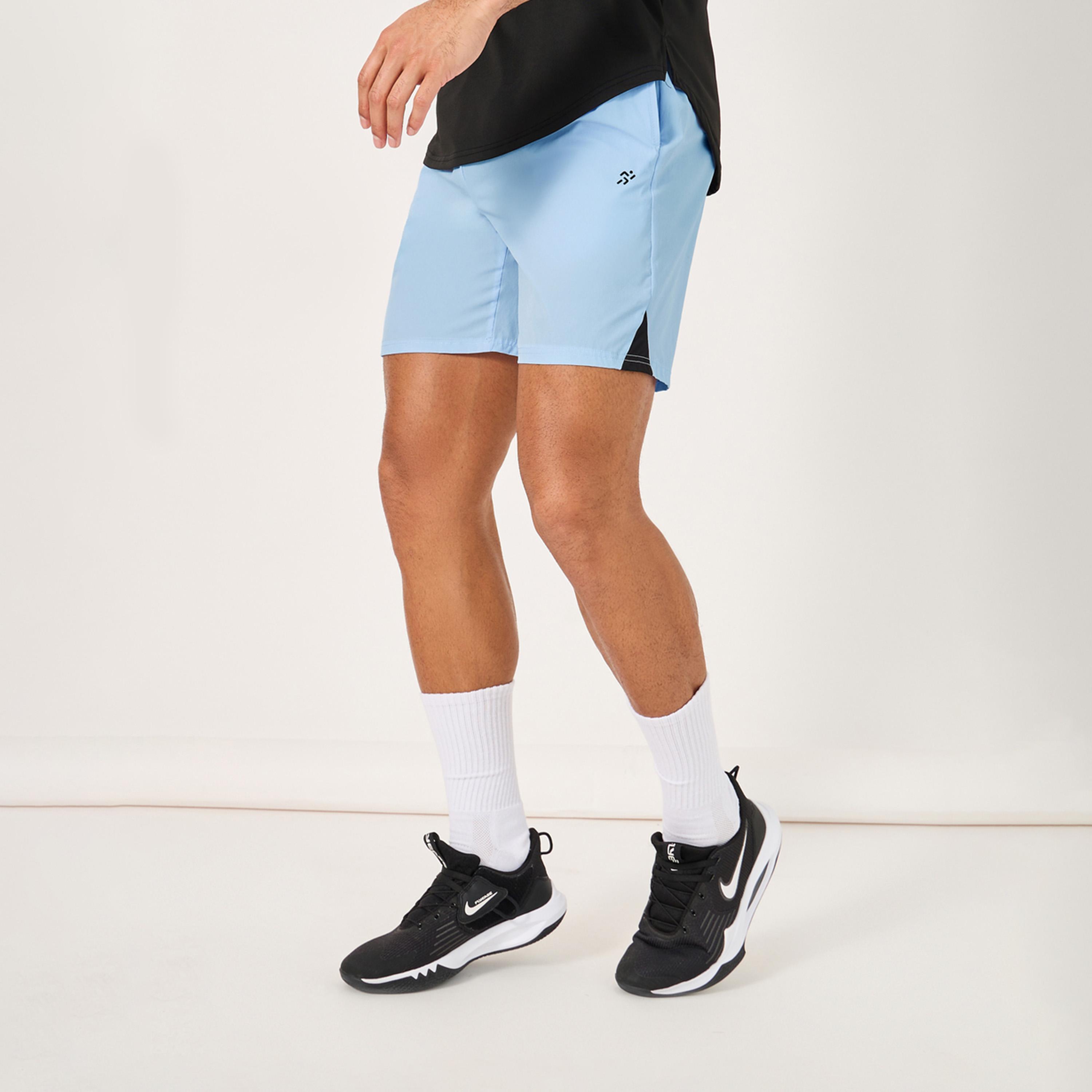ستايلي - شورت للجري بطبعة شعار مع جيب جانبي - 9 انش-men-clothing-sportswearandactivewear-bottoms-shorts-image-2