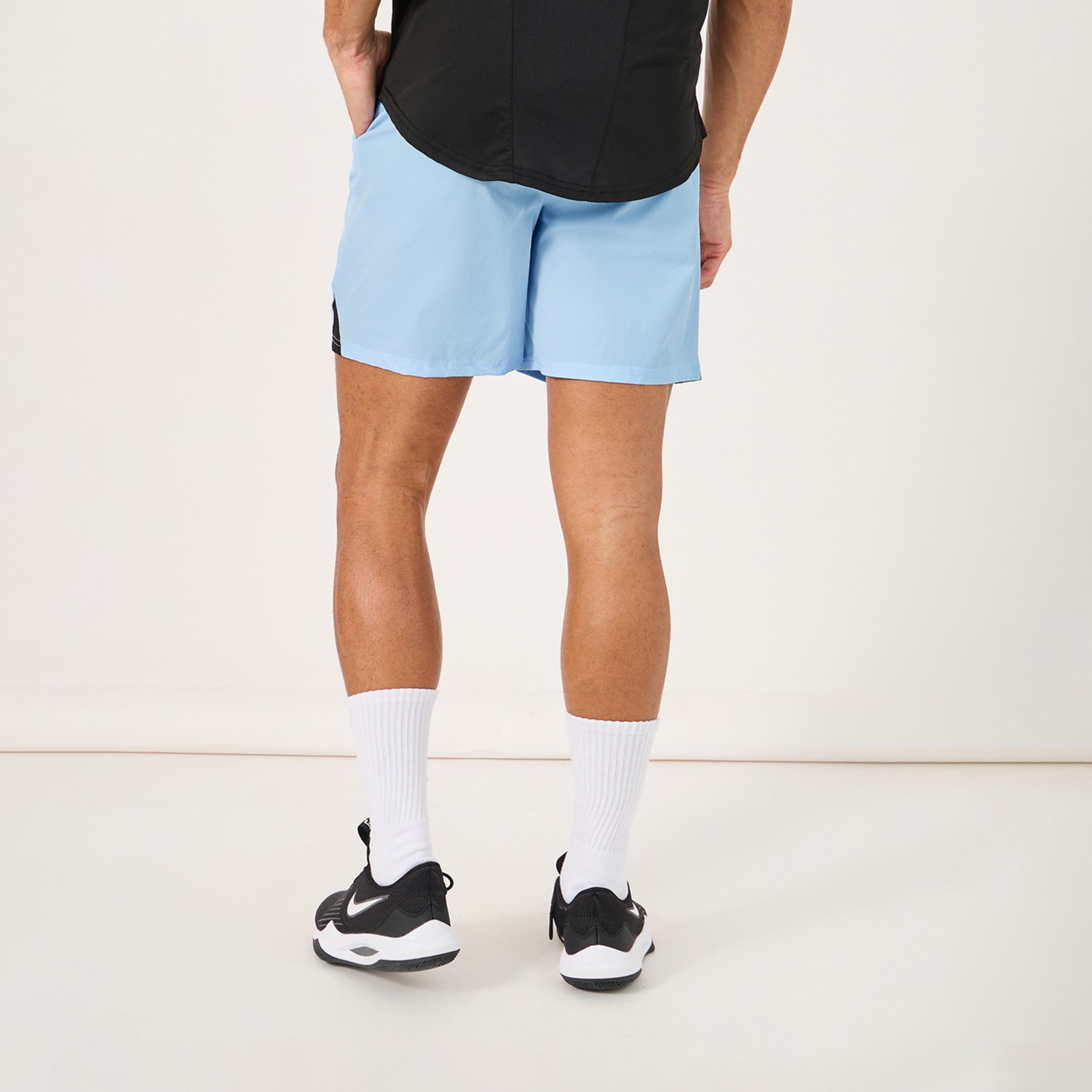 ستايلي - شورت للجري بطبعة شعار مع جيب جانبي - 9 انش-men-clothing-sportswearandactivewear-bottoms-shorts-image-5