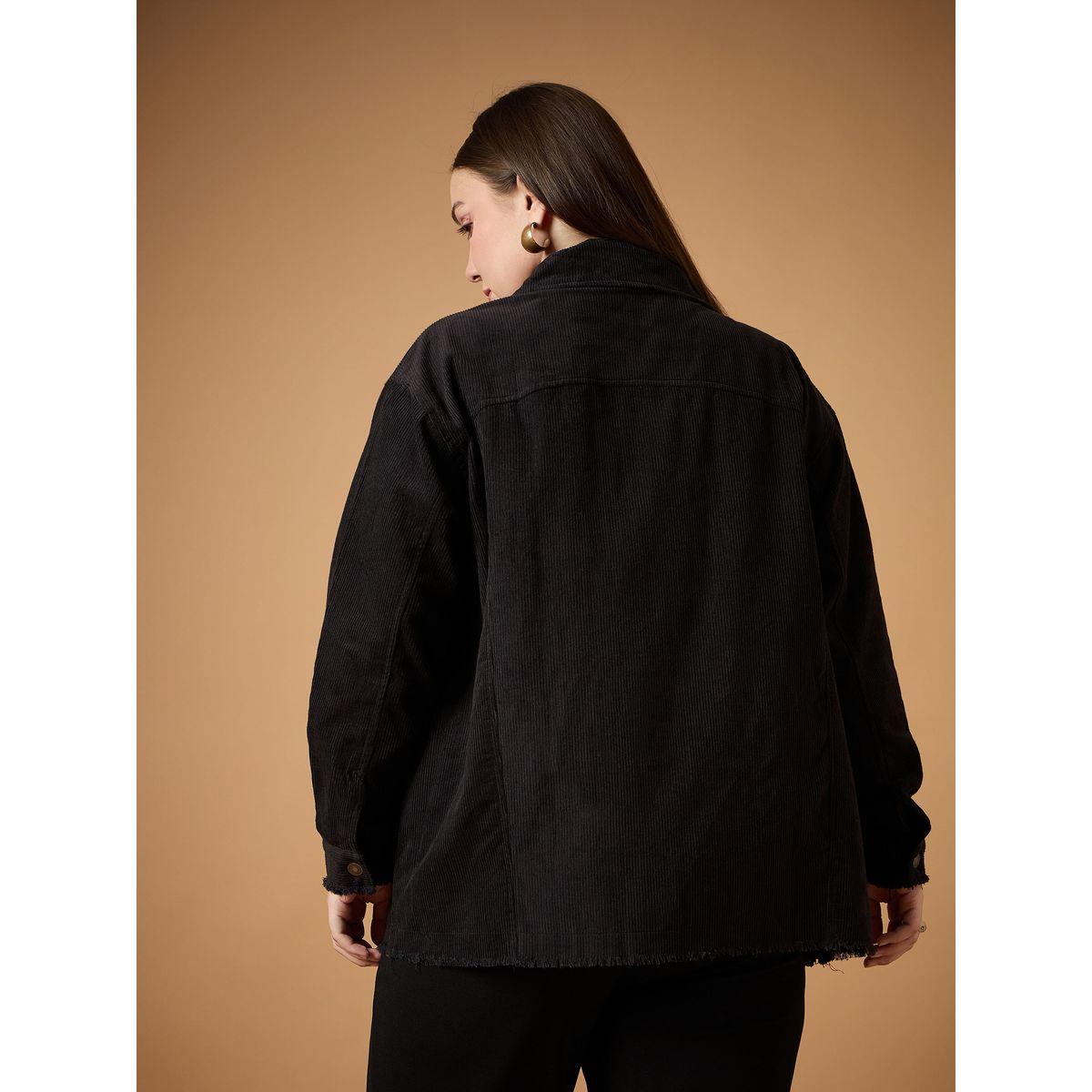 شاكيت كوردروي بمقاس كبير وتفاصيل جيوب ساسافراس × ستايلي-women-winterwear-coatsandjackets-jackets-image-5