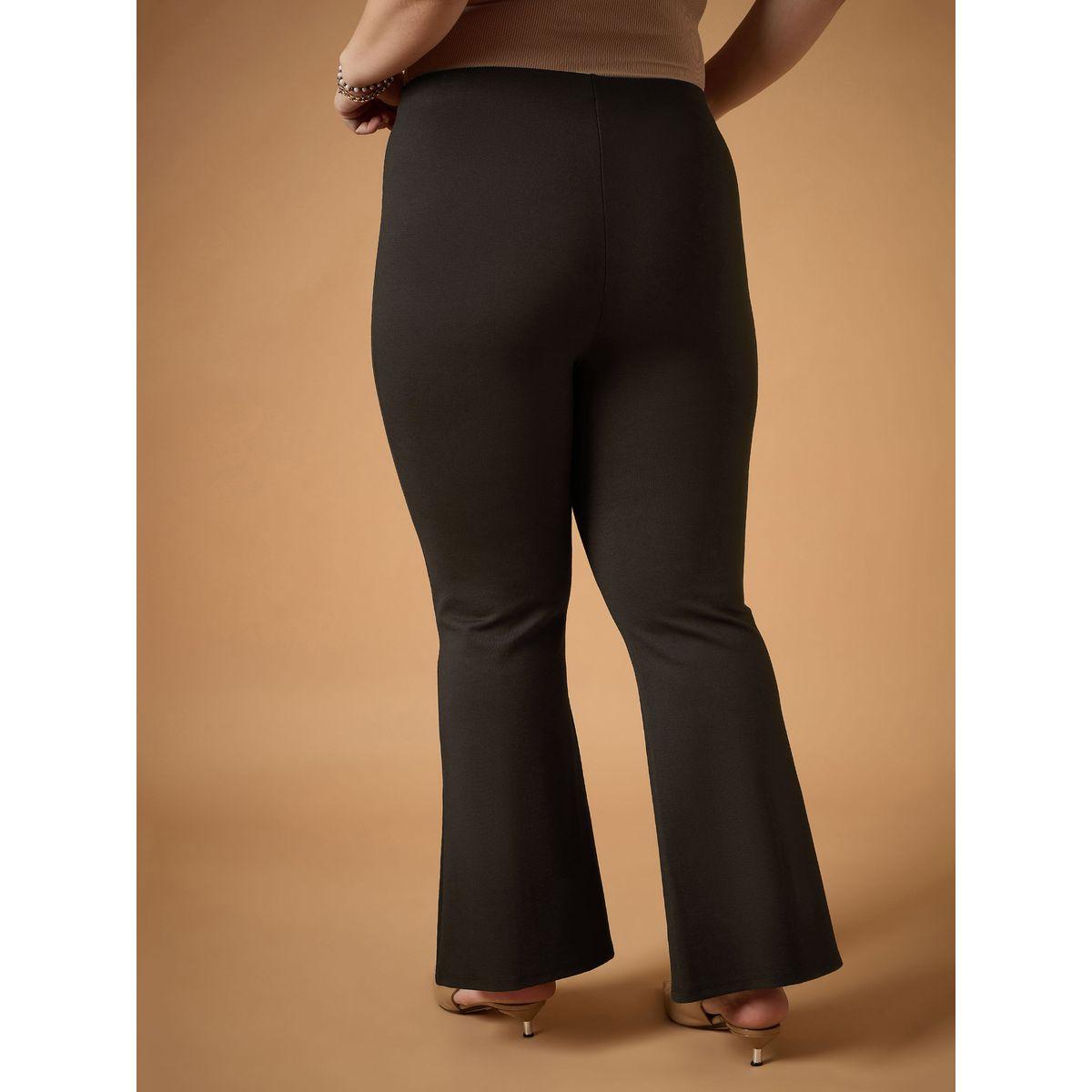 بنطال واسع بمقاس كبير وتفاصيل شق ساسافراس × ستايلي-women-clothing-bottoms-trousers-image-5