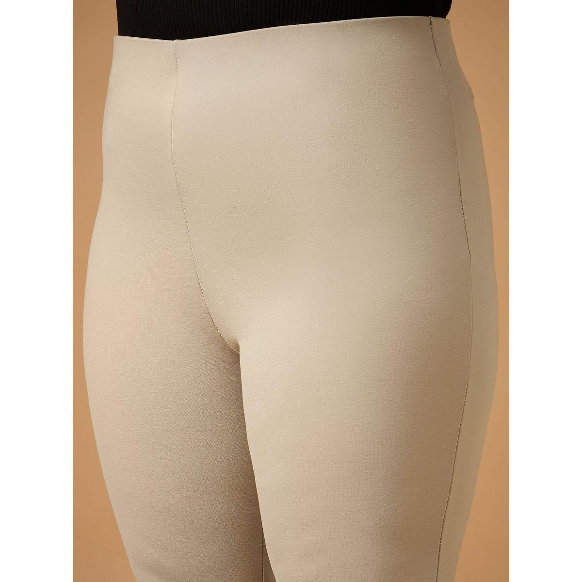 Sassafras X Styli  Plus Size Solid Flared Pants-women-clothing-bottoms-trousers-image-4