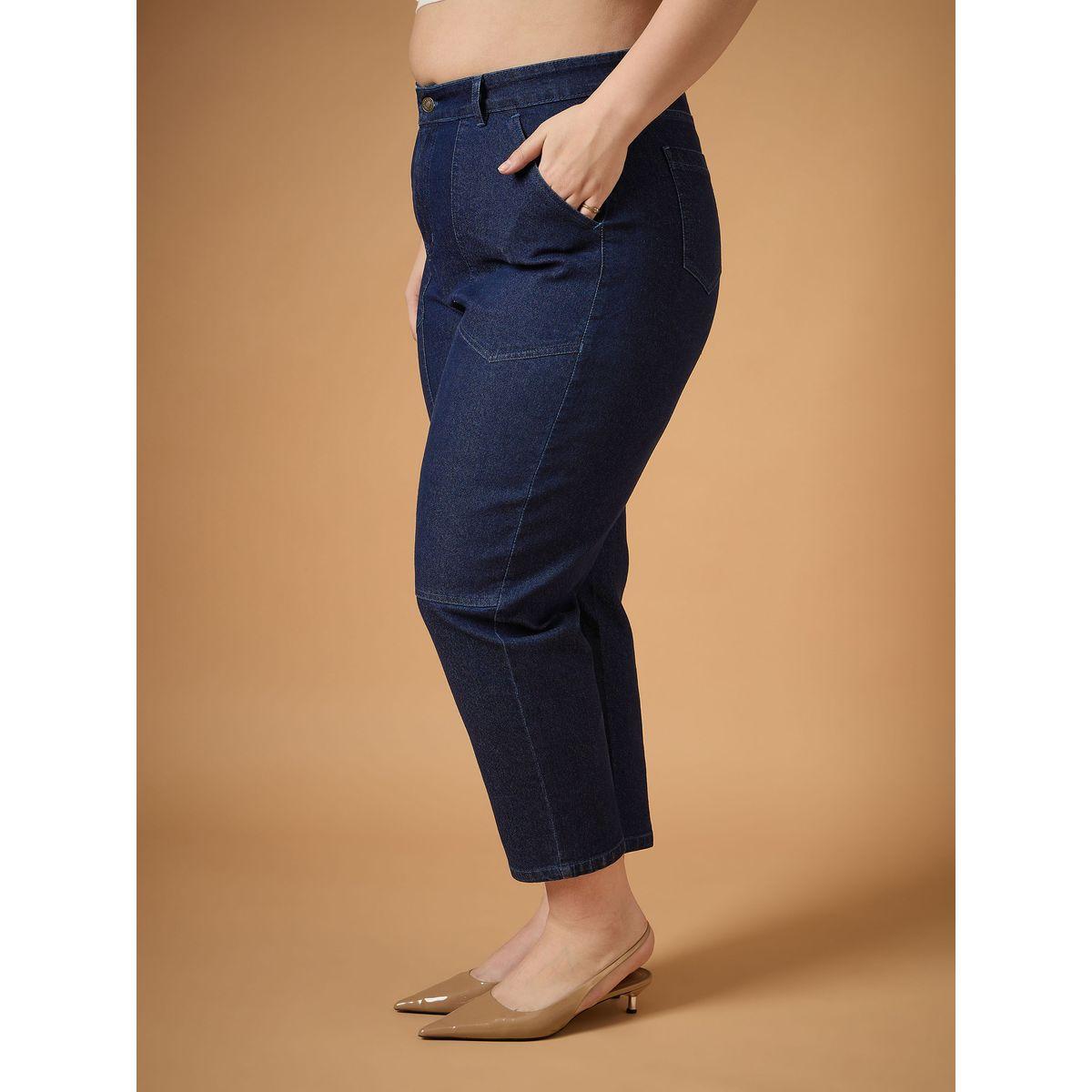 Sassafras X Styli  Plus Size Mid Rise Balloon Fit Jeans-women-clothing-bottoms-jeans-image-3