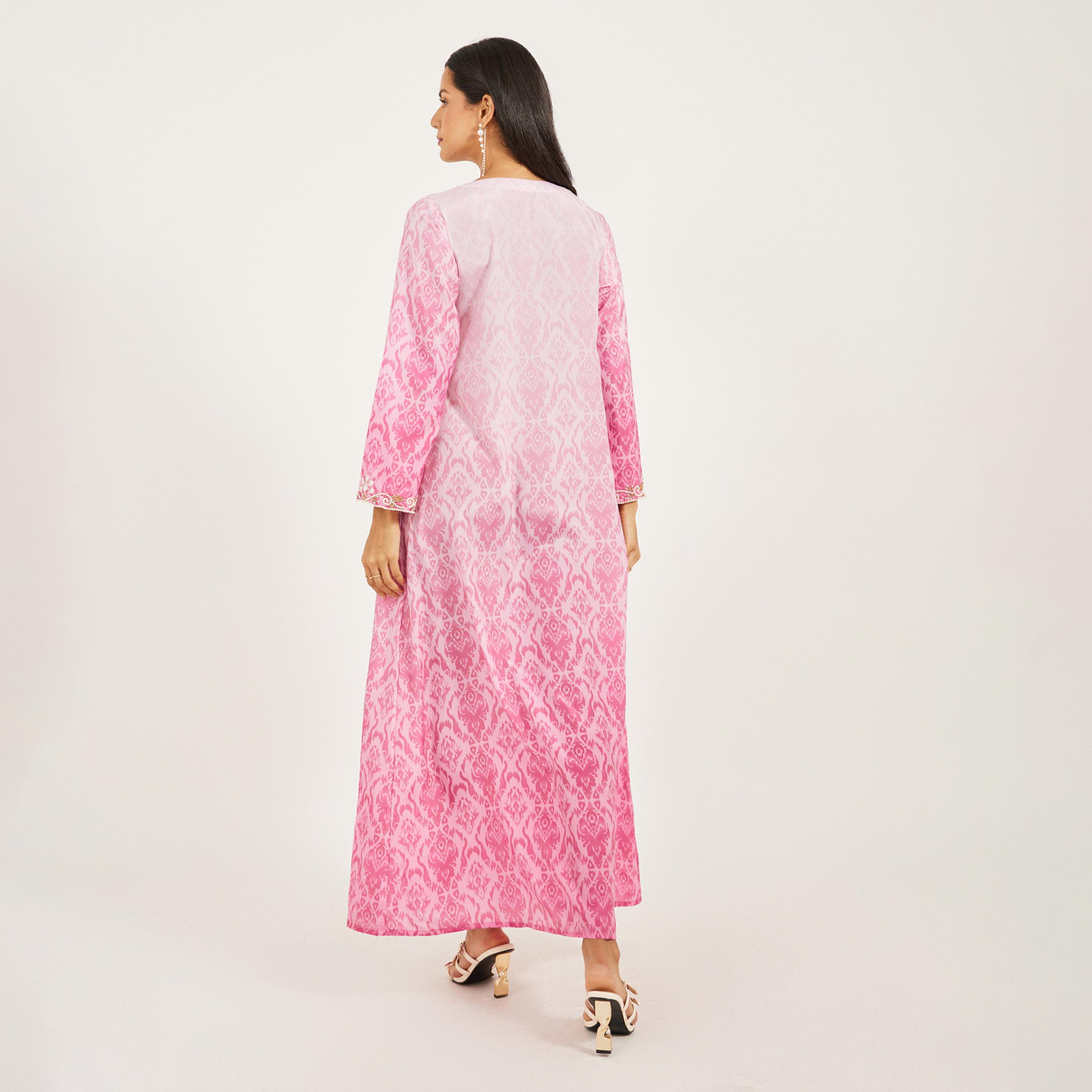 Maxim Creation X Styli Shaded Kaftan With Handwork-women-arabicclothing-kaftan-image-5