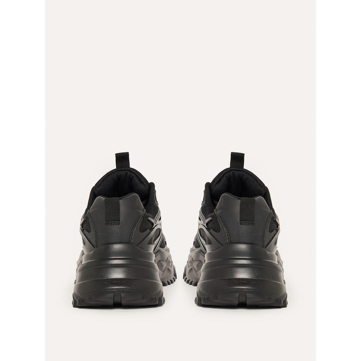 Take Two Textured Lace-Up Chunky Sneakers-women-shoes-sneakers-image-5