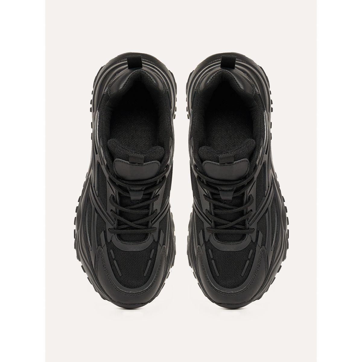 Take Two Textured Lace-Up Chunky Sneakers-women-shoes-sneakers-image-6