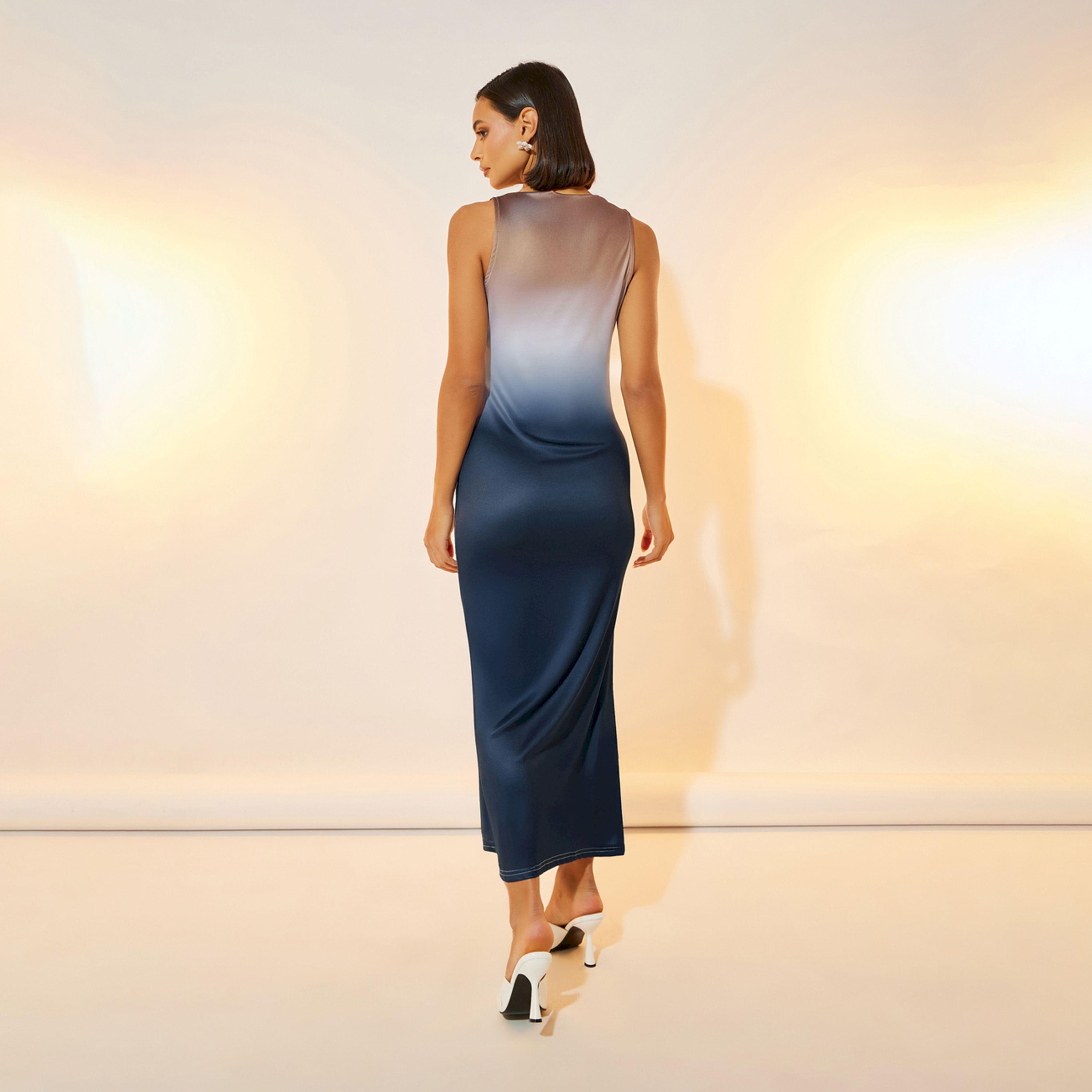 Take Two Ombre Print Sleeveless Bodycon Midi Dress-women-clothing-dresses-image-6