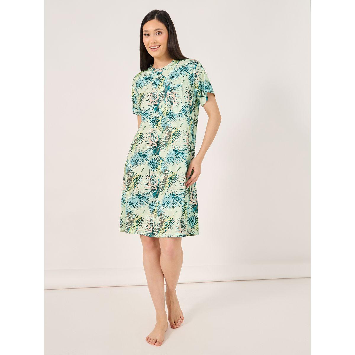 قميص نوم مطبع بالكامل مع جيب-women-clothing-nightwear-nighties-image-1