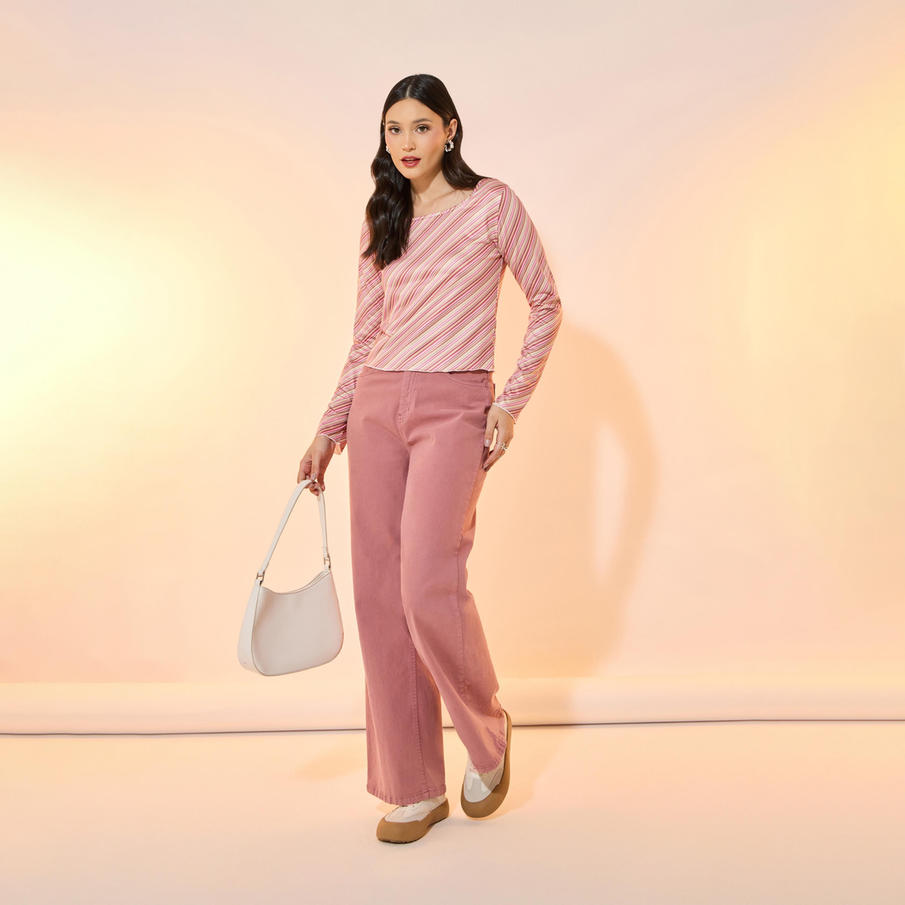 Take Two Striped Round Neck Long Sleeve Knit Top-women-clothing-tshirts-image-2