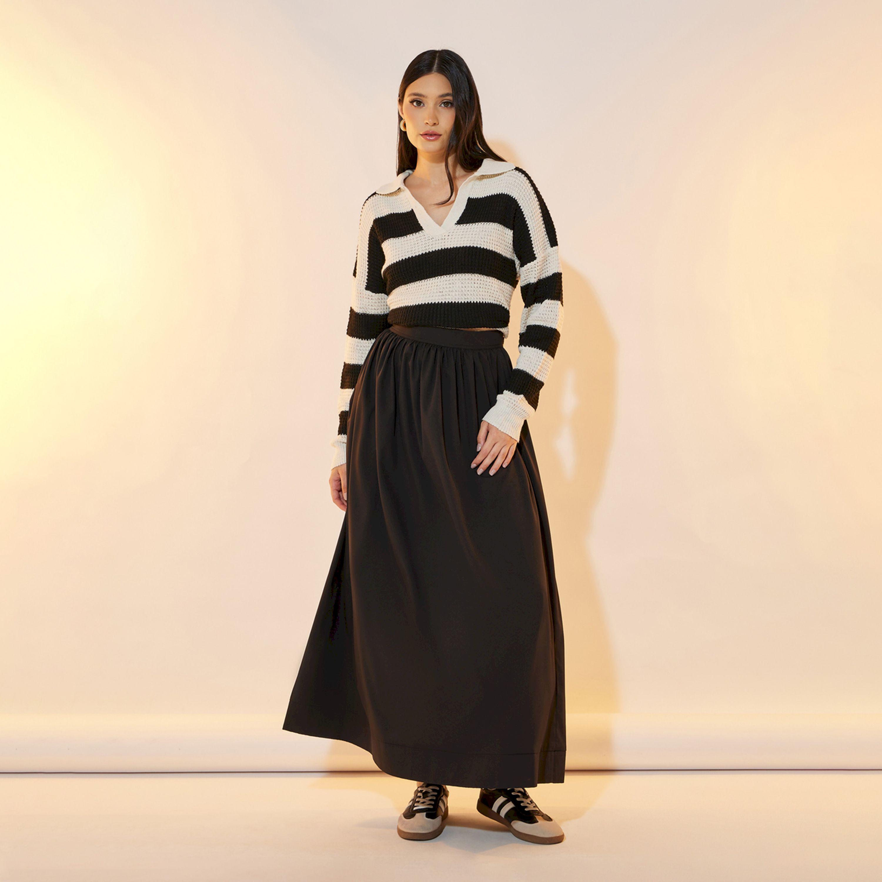 Take Two Solid High Rise Maxi Skirt-women-clothing-bottoms-skirts-image-1