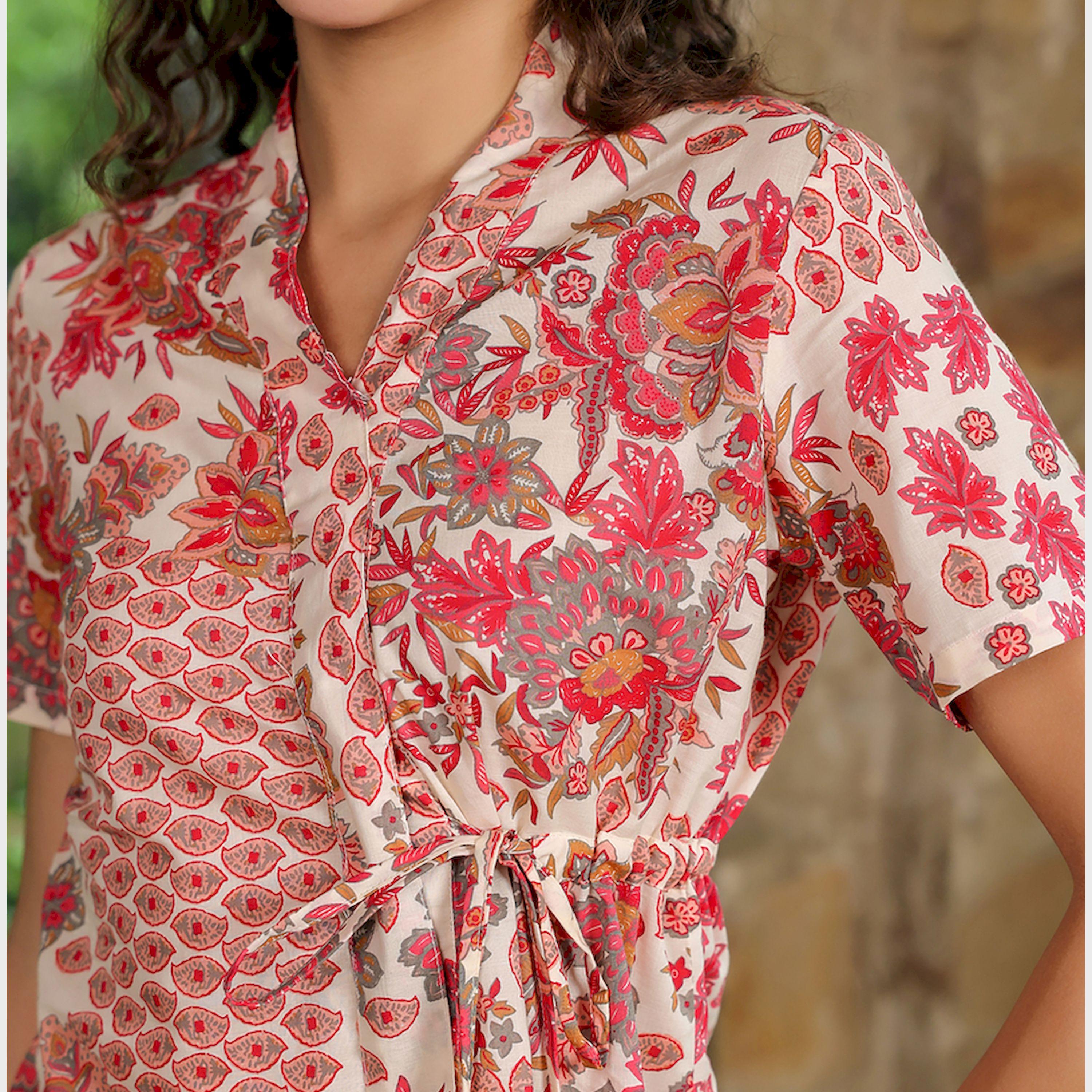 سانسكروتي هومز × ستايلي - طقم نوم للنساء مطبوع-women-clothing-nightwear-pyjamas-shortsets-image-2