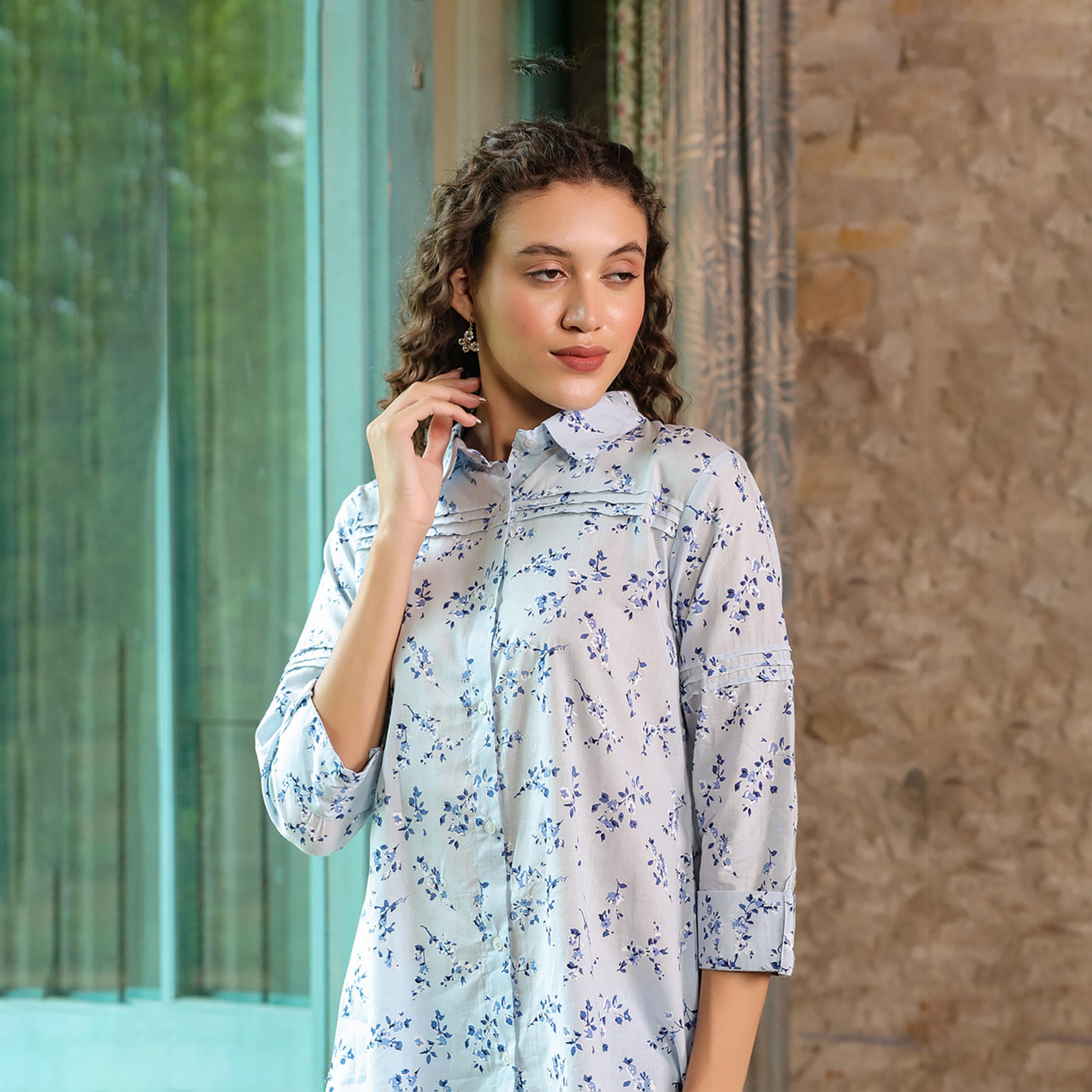 سانسكروتي هومز × ستايلي - طقم نوم للنساء مطبوع-women-clothing-nightwear-pyjamas-longsets-image-4