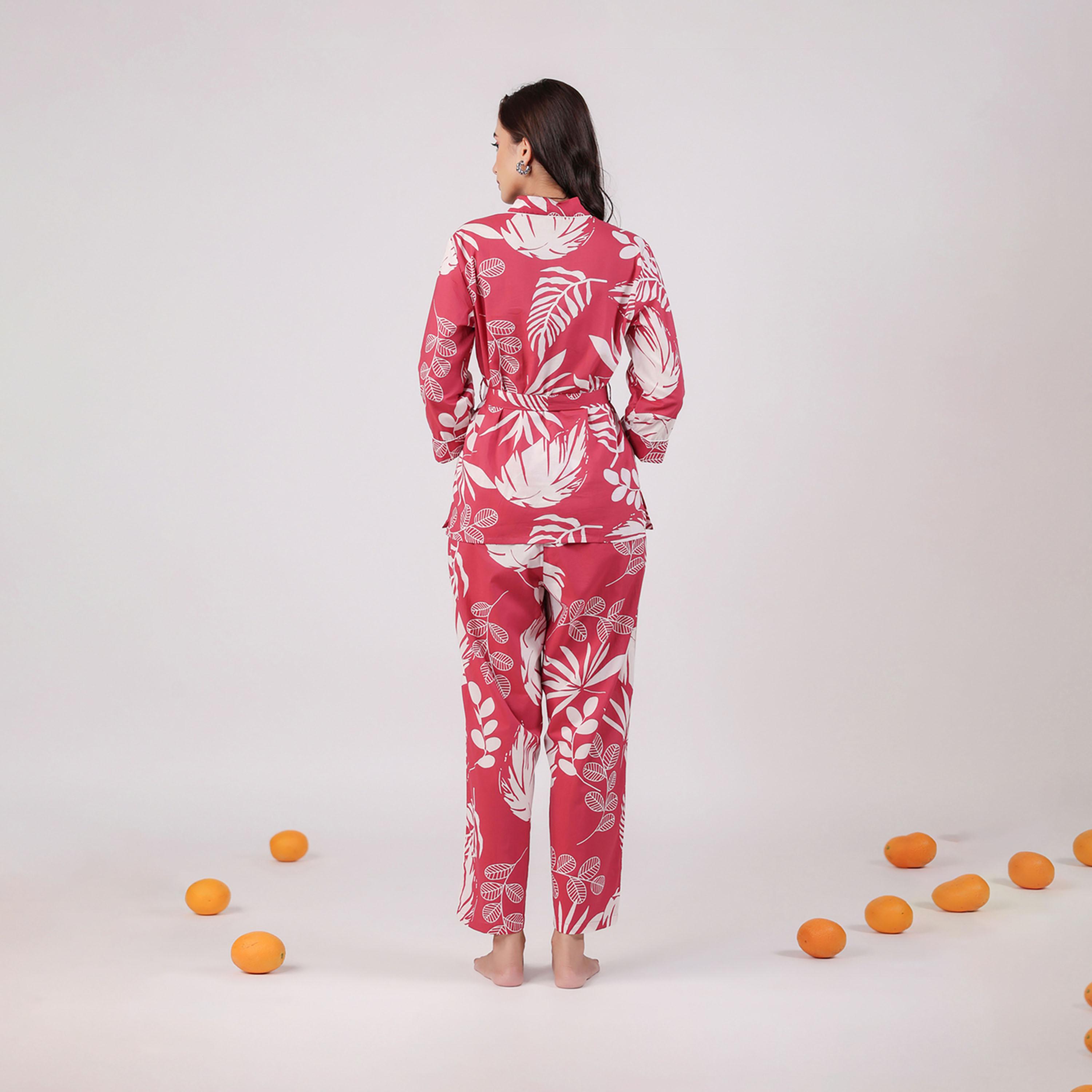 Sanskrutihomes X Styli Women Printed Cotton Night Suit-women-clothing-nightwear-pyjamas-longsets-image-2