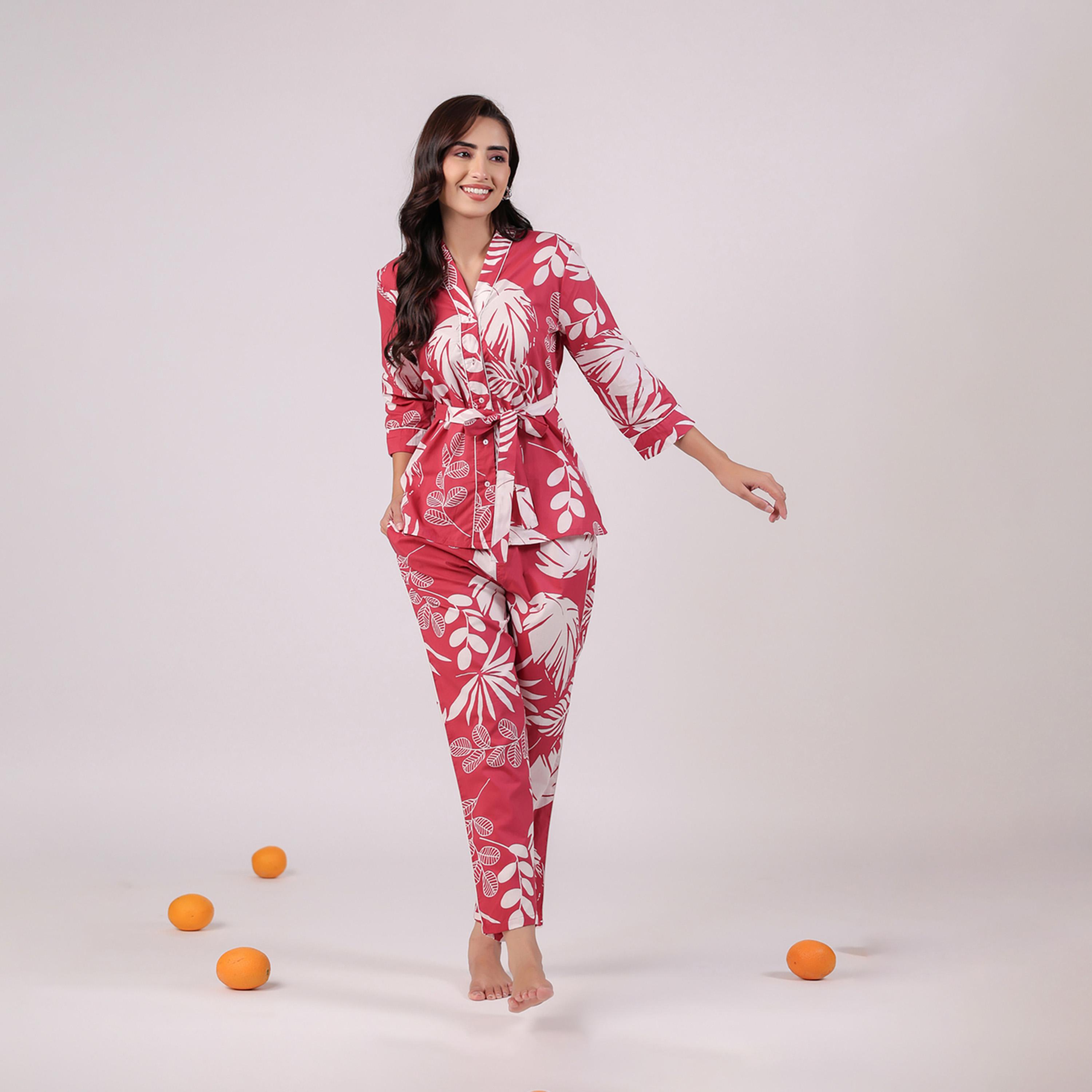 Sanskrutihomes X Styli Women Printed Cotton Night Suit-women-clothing-nightwear-pyjamas-longsets-image-3