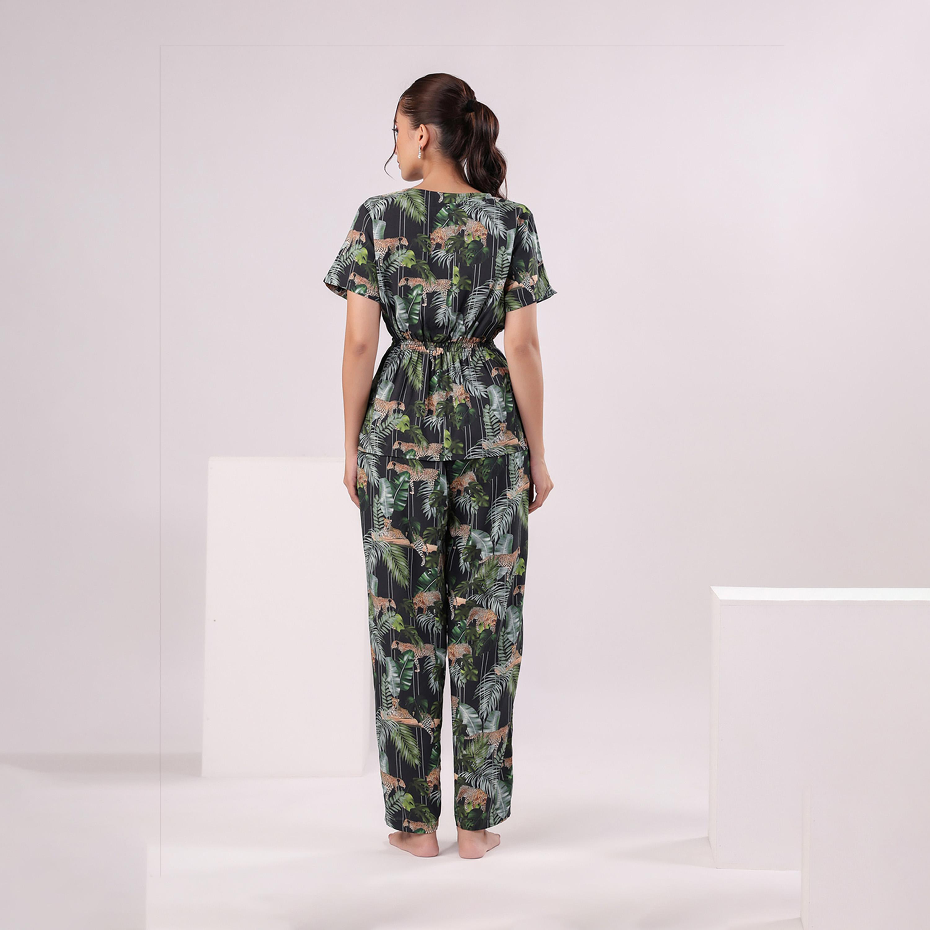 Sanskrutihomes X Styli Women Printed Cotton Night Suit-women-clothing-nightwear-pyjamas-longsets-image-2
