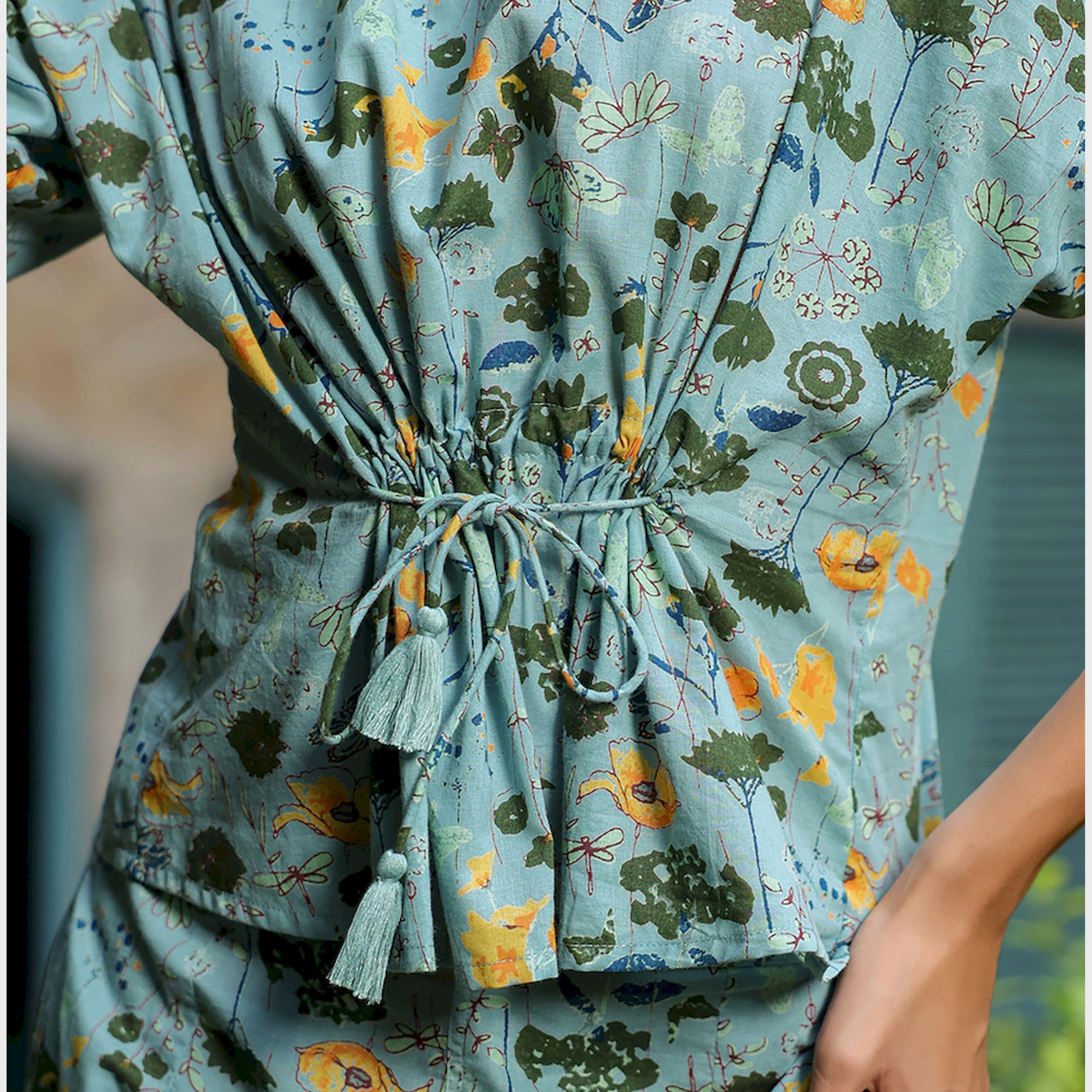 Sanskrutihomes X Styli Printed Pure Cotton Top With Trousers Co-Ords-women-clothing-nightwear-pyjamas-longsets-image-6