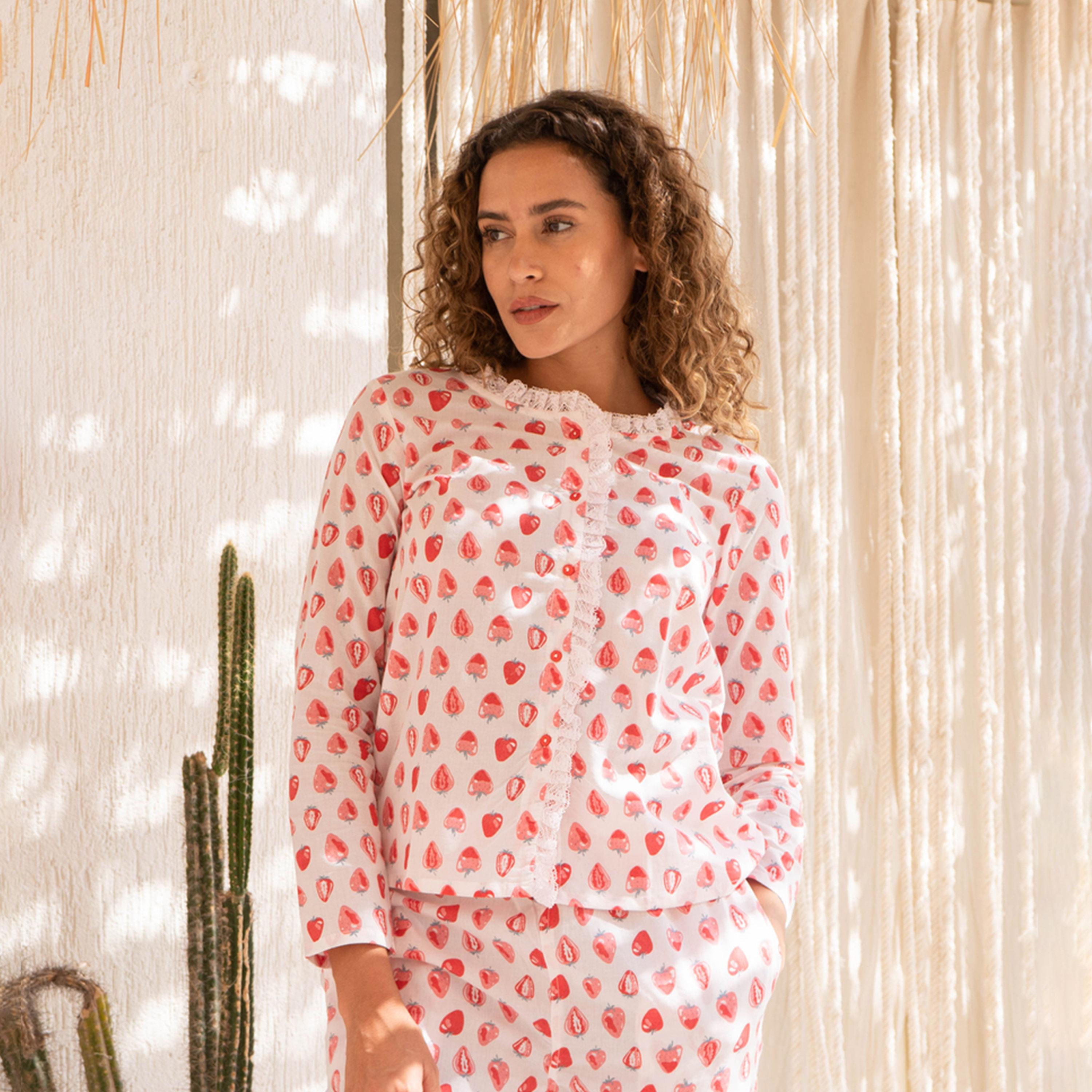 سانسكروتي هومز × ستايلي - طقم نوم للنساء مطبوع-women-clothing-nightwear-pyjamas-longsets-image-6