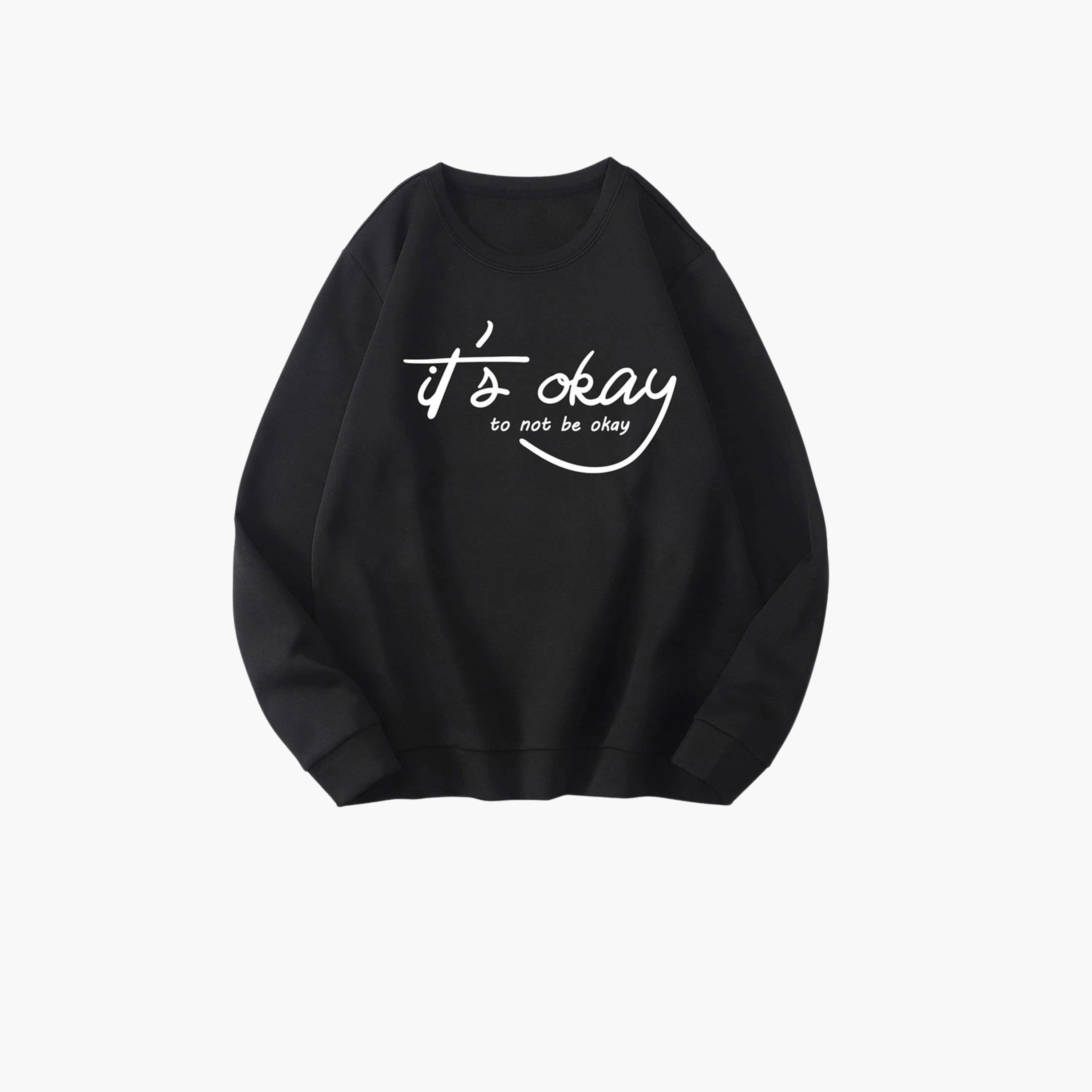 كوتي × ستايلي - سويت شيرت نسائي مطبوع بأكمام كاملة ورقبة دائرية-women-clothing-hoodiesandsweatshirts-sweatshirts-image-1