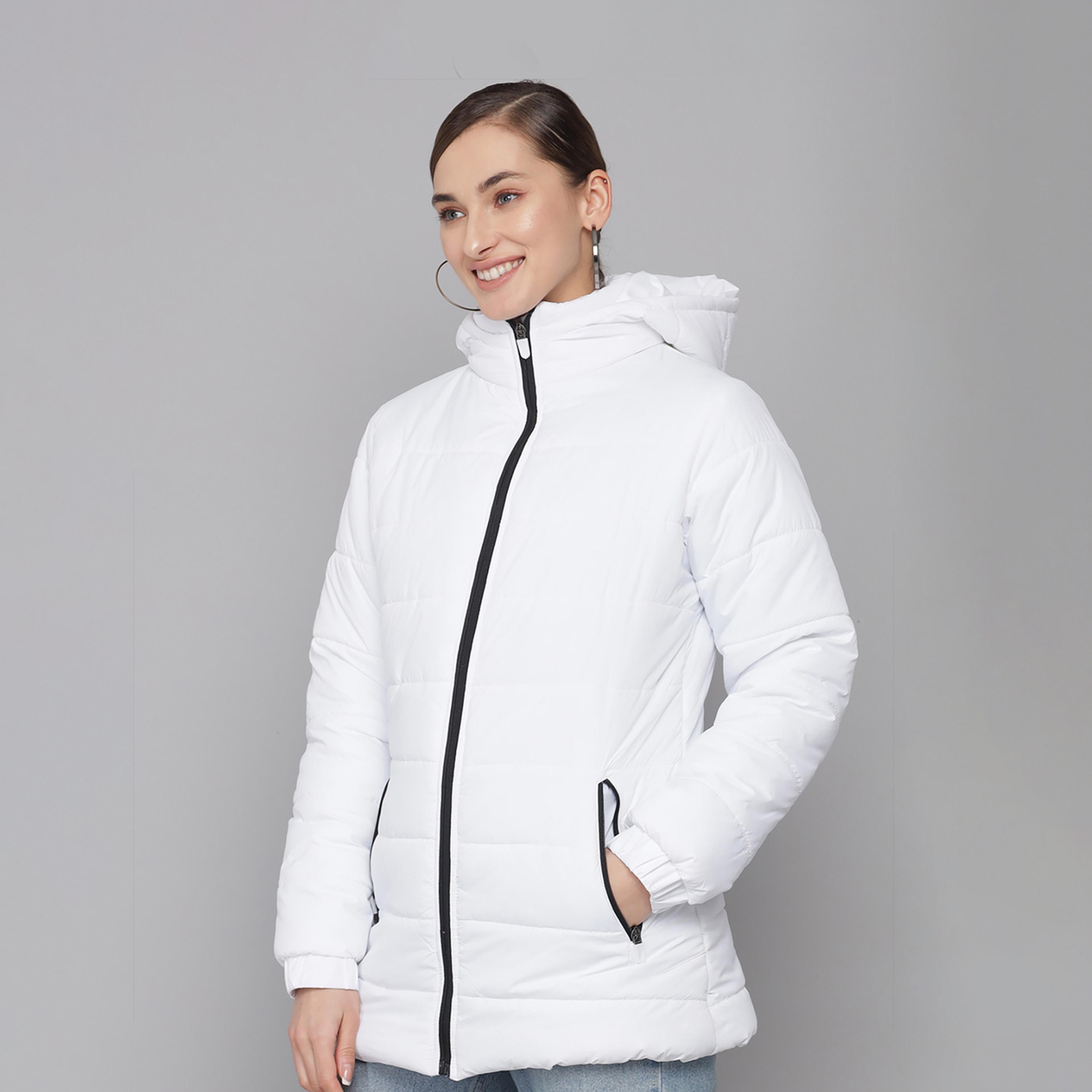 Kotty X Styli Womens Solid Full Sleeve Nylon Hooded Neck Puffer Jacket-women-winterwear-coatsandjackets-jackets-image-2