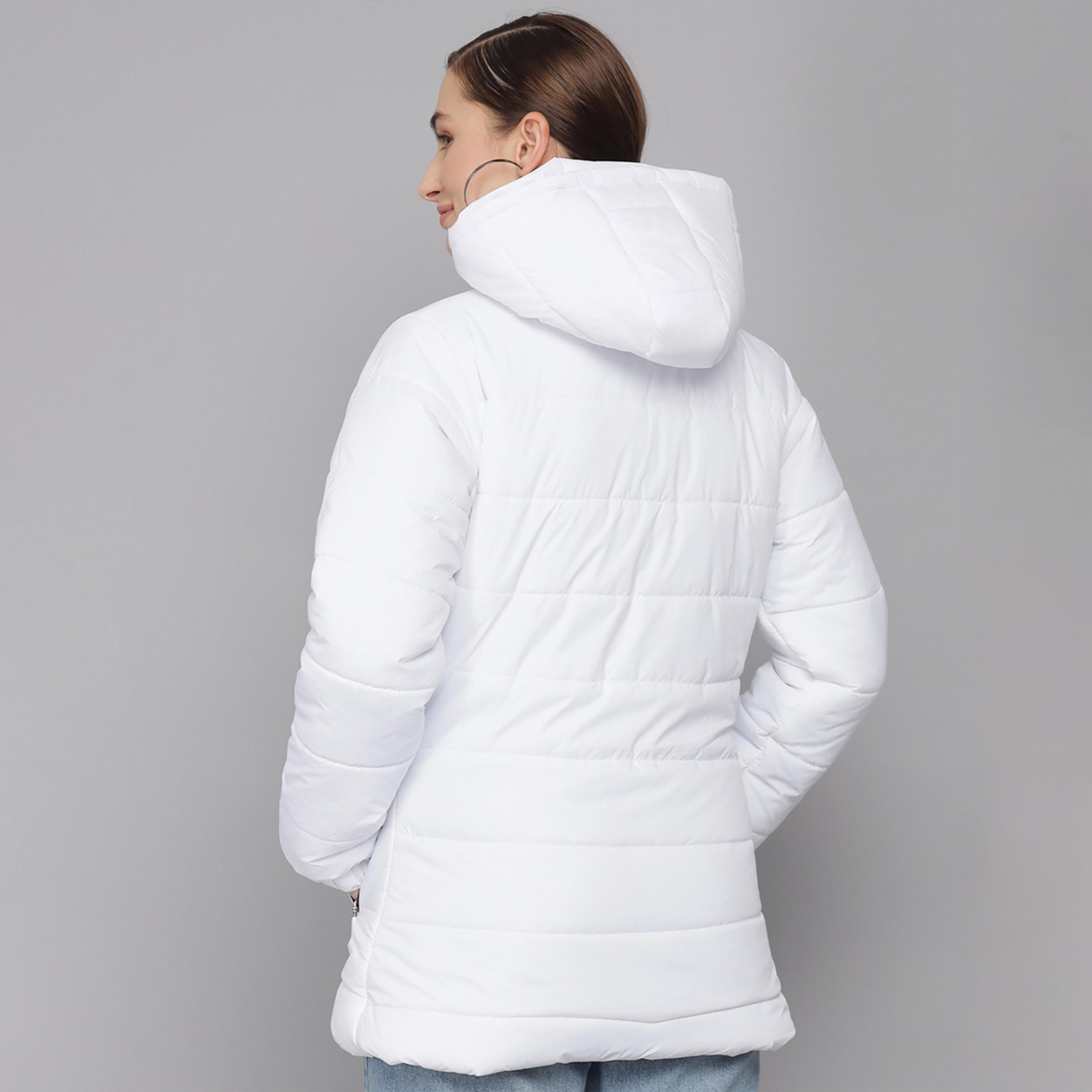 كوتي × ستايلي - جاكيت نسائي منفوخ من النايلون بقبعة وأكمام طويلة-women-winterwear-coatsandjackets-jackets-image-4