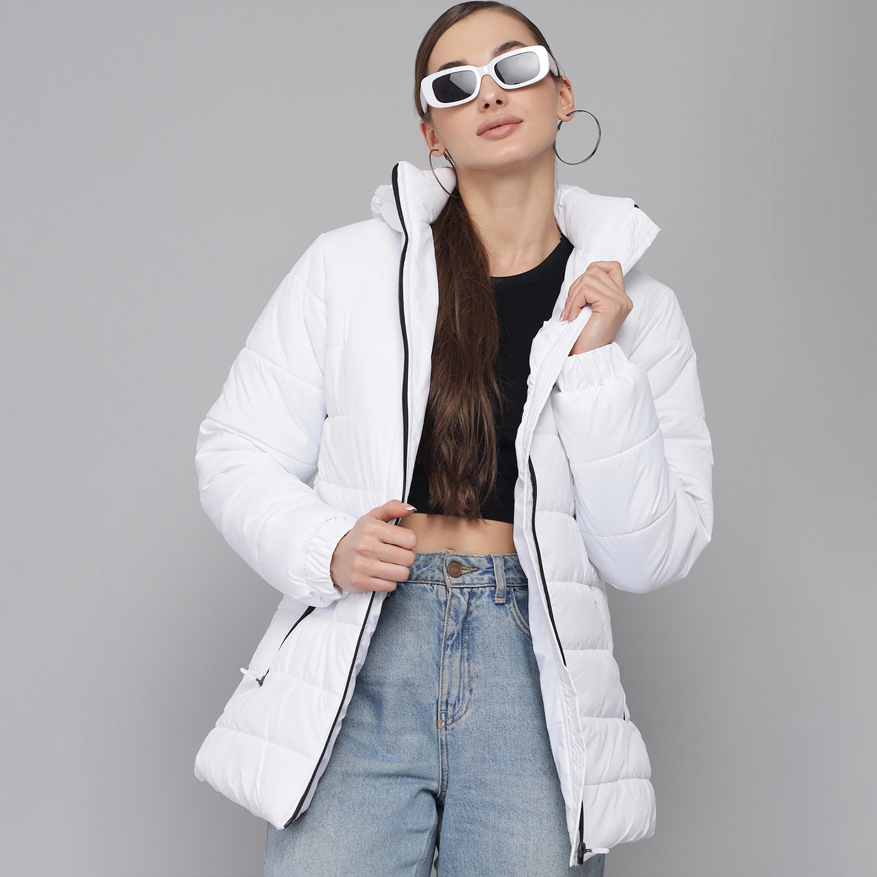 كوتي × ستايلي - جاكيت نسائي منفوخ من النايلون بقبعة وأكمام طويلة-women-winterwear-coatsandjackets-jackets-image-6