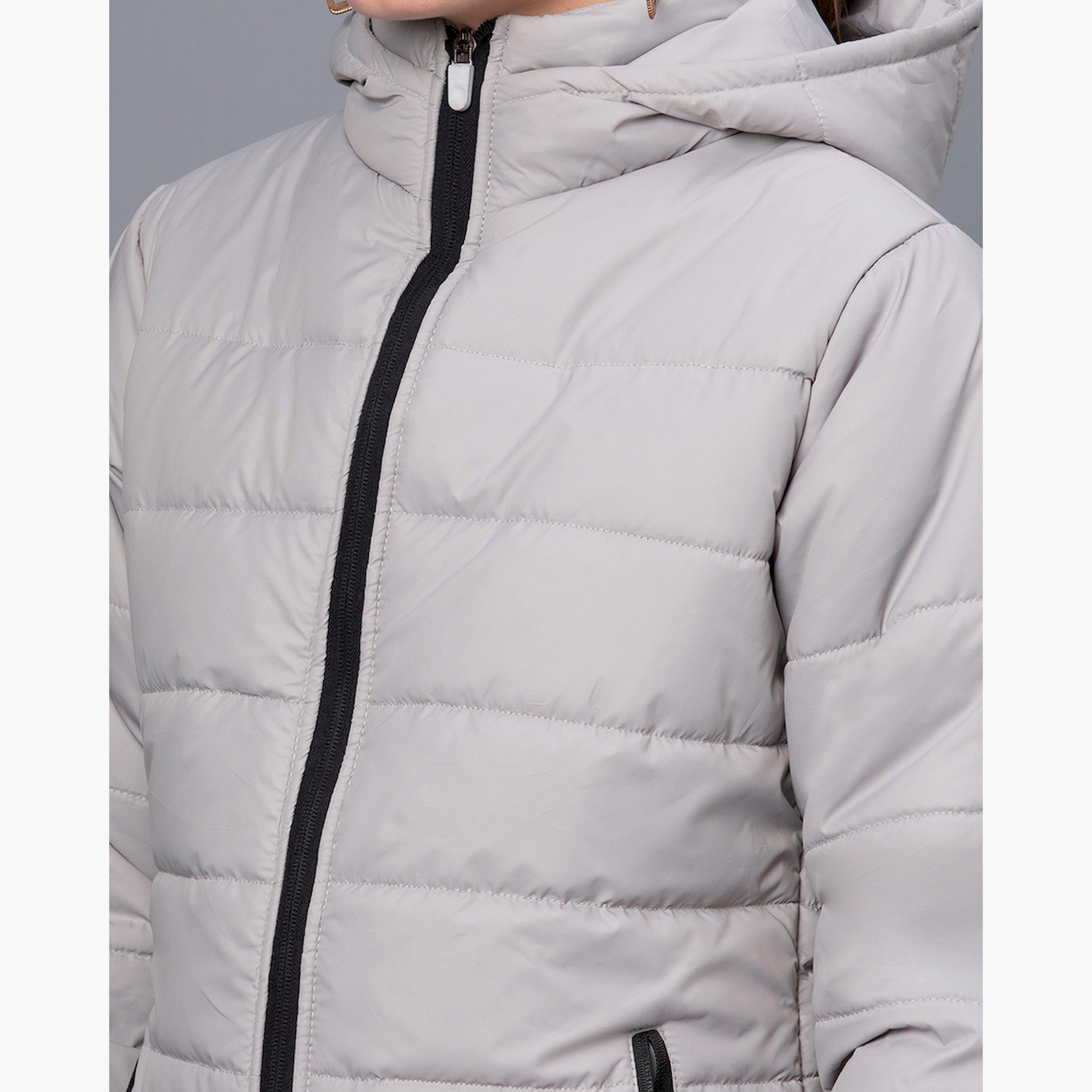 Kotty X Styli Womens Solid Full Sleeve Nylon Hooded Neck Puffer Jacket-women-winterwear-coatsandjackets-jackets-image-5