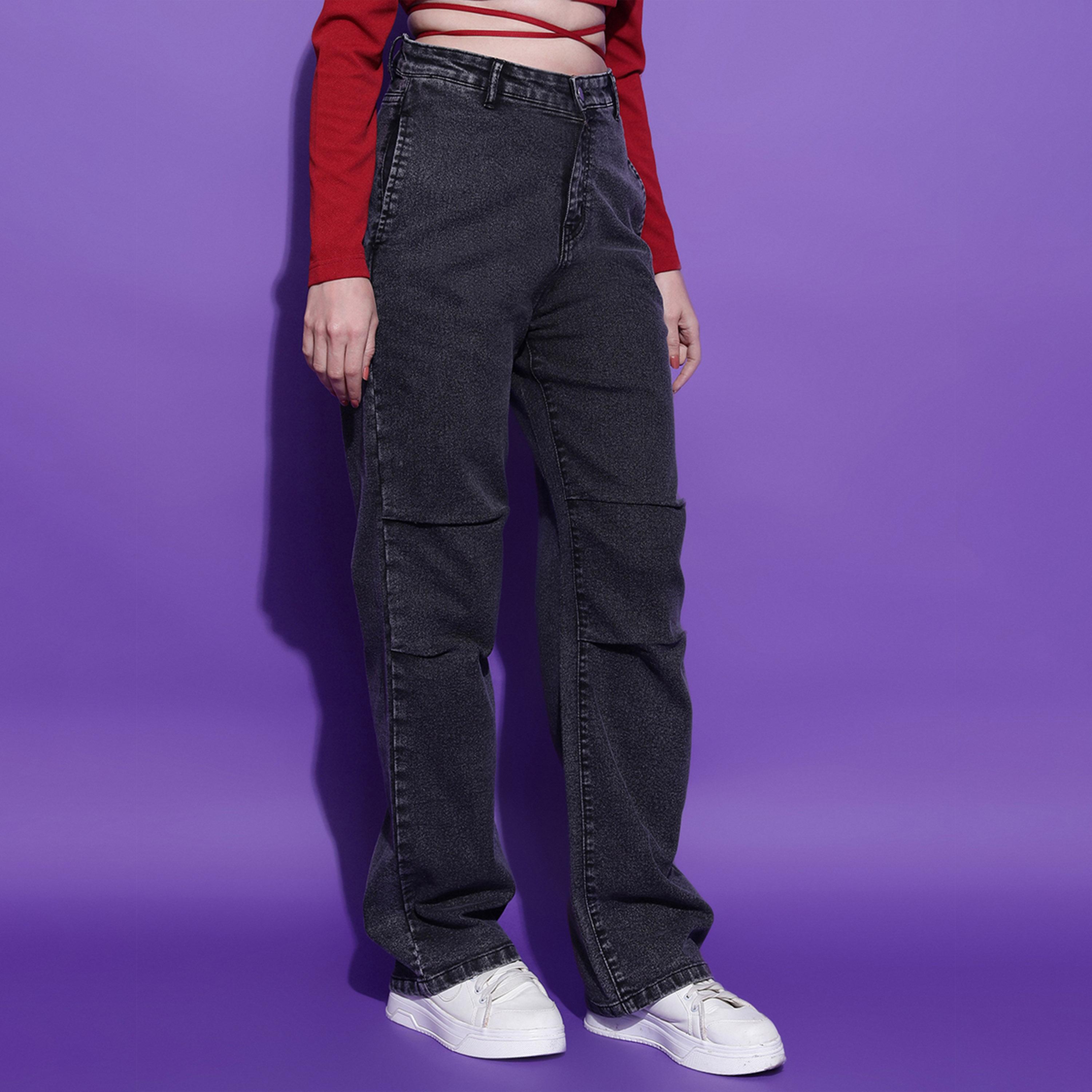 Kotty X Styli Womens Straight Fit High-Rise Stretchable Jeans-women-clothing-bottoms-jeans-image-6