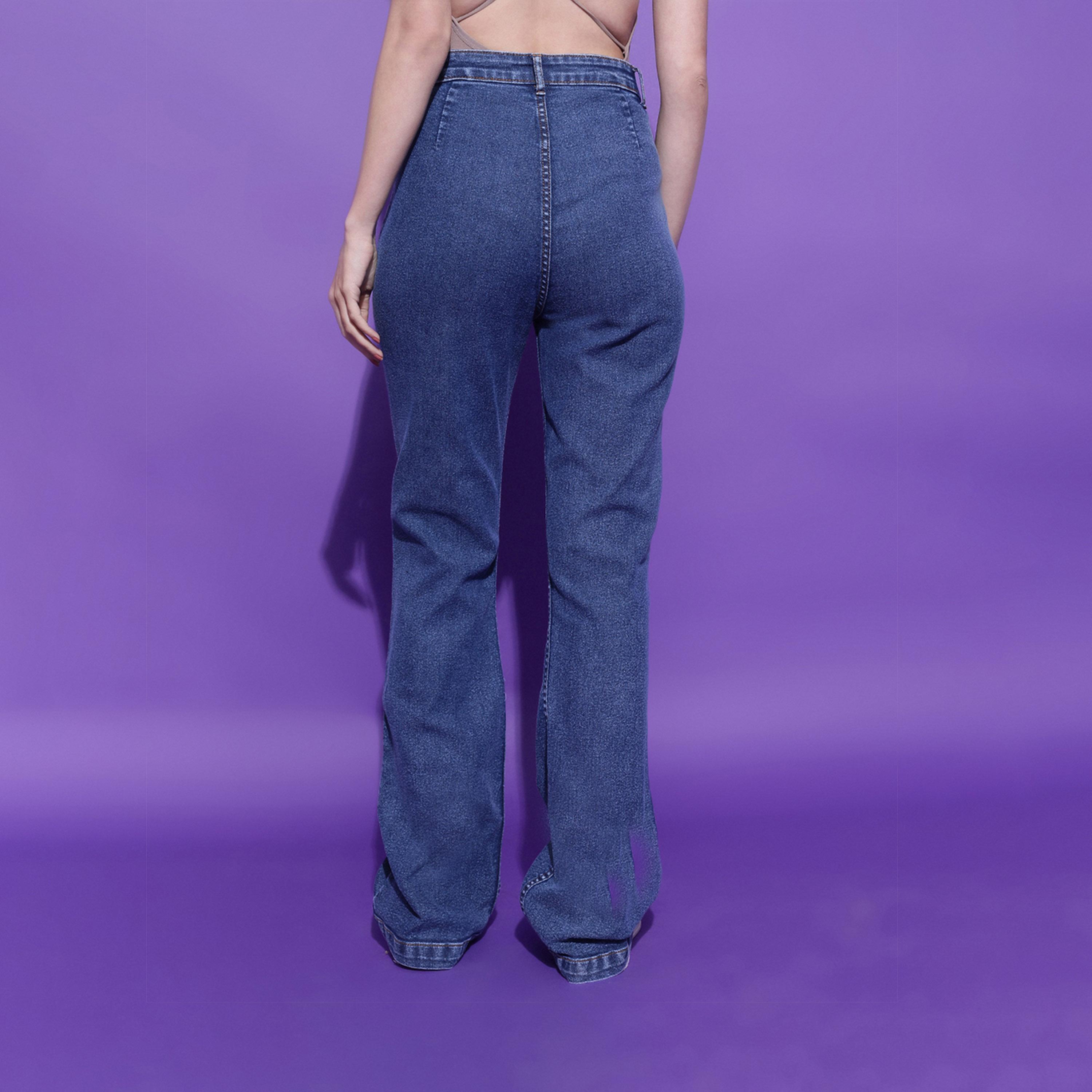Kotty X Styli Womens Bootcut High-Rise Light Fade Jeans-women-clothing-bottoms-jeans-image-4