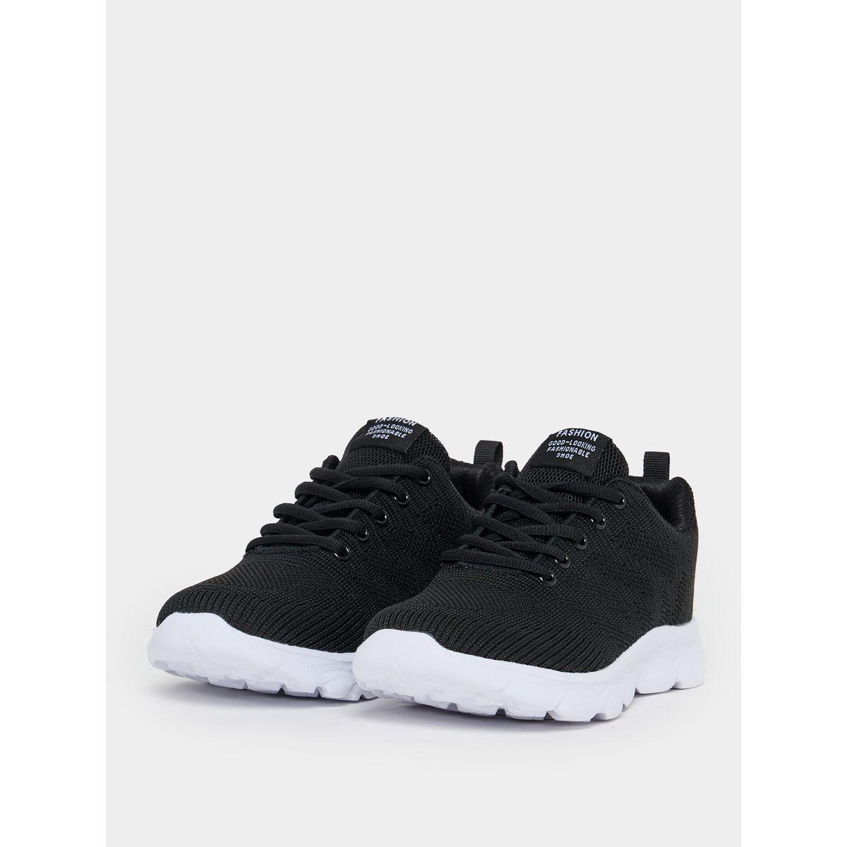 حذاء سنيكرز بتفاصيل شبكية ورباط غلق-women-shoes-sneakers-image-3
