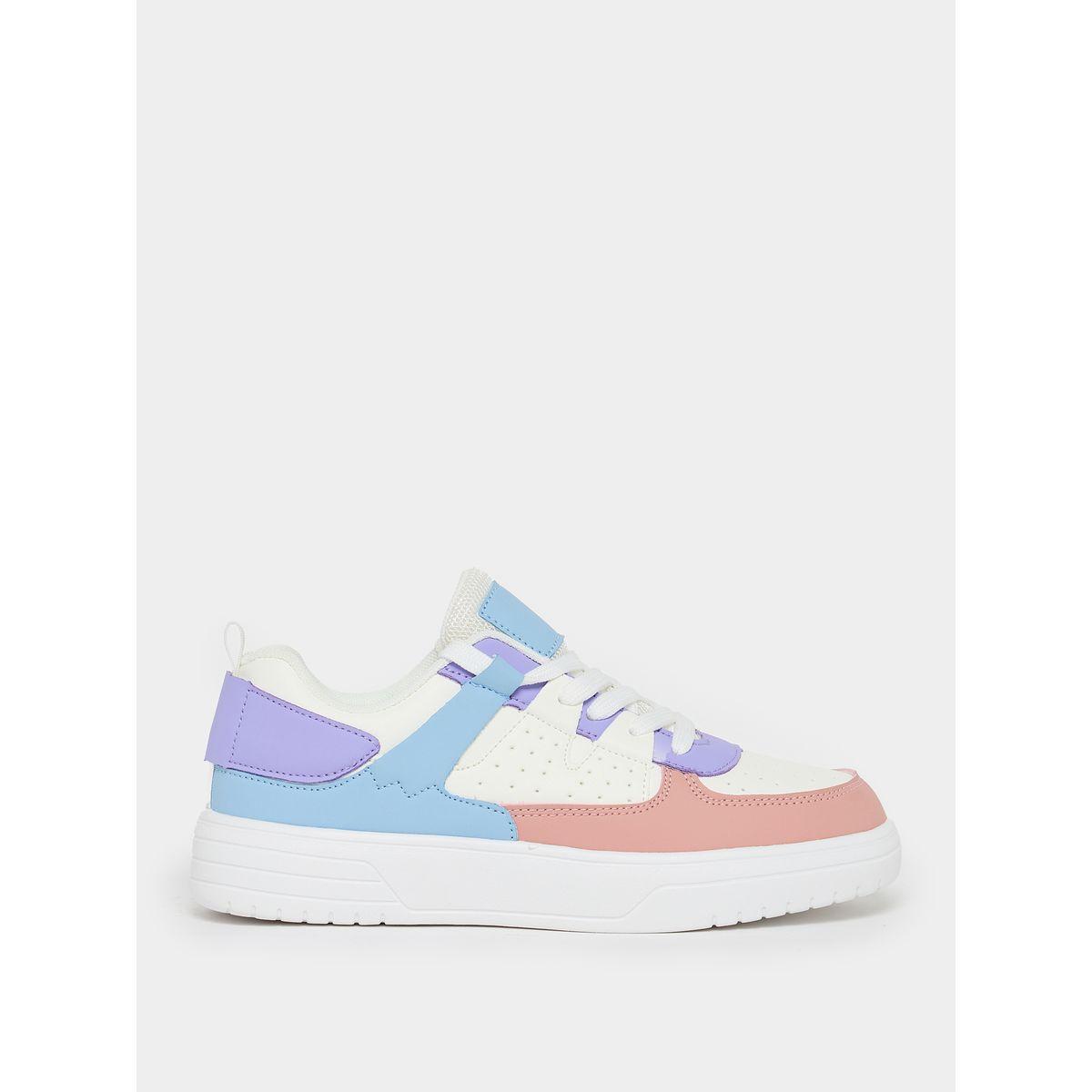 Take Two Color Block Thick Sole Sneakers-women-shoes-sneakers-image-2