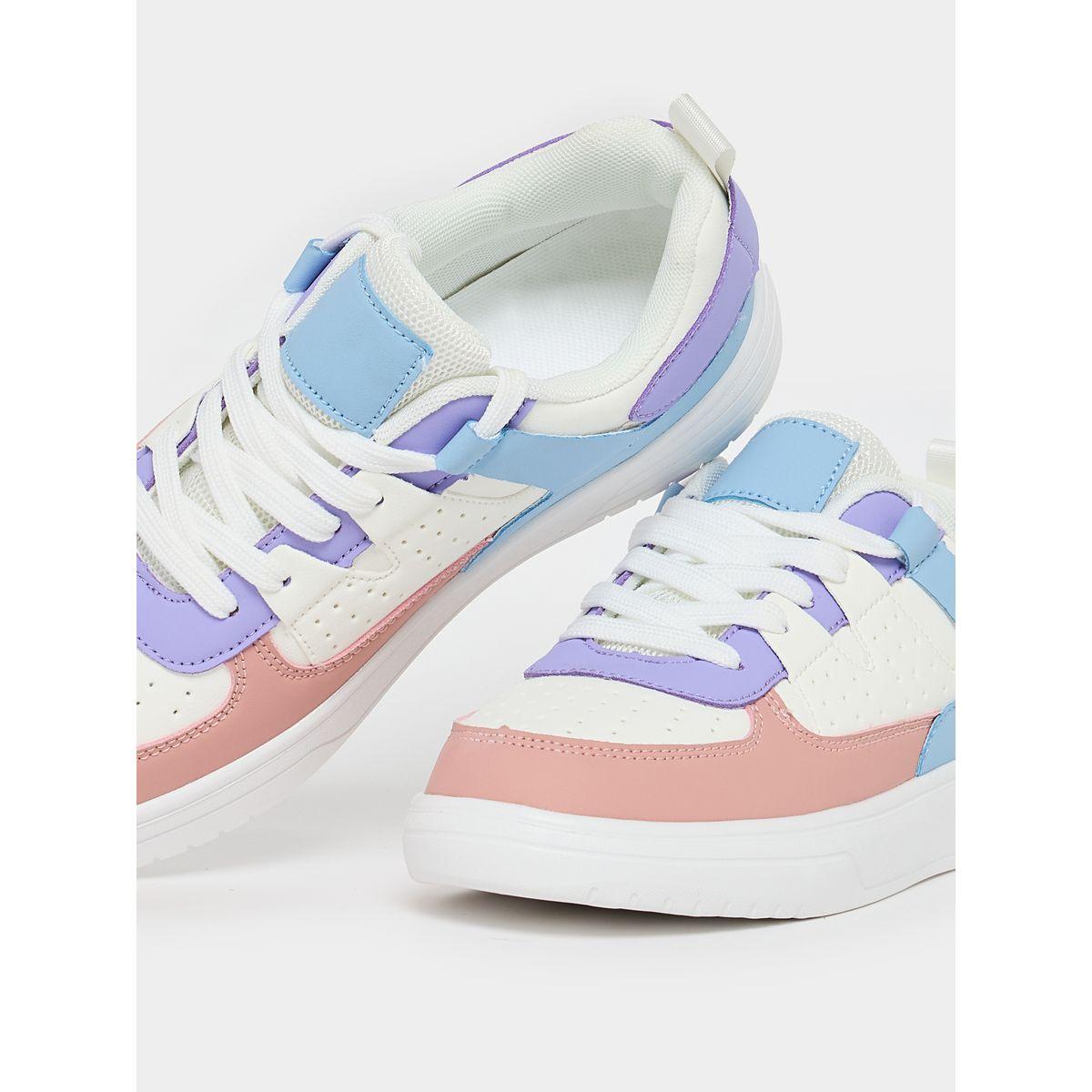 Take Two Color Block Thick Sole Sneakers-women-shoes-sneakers-image-4