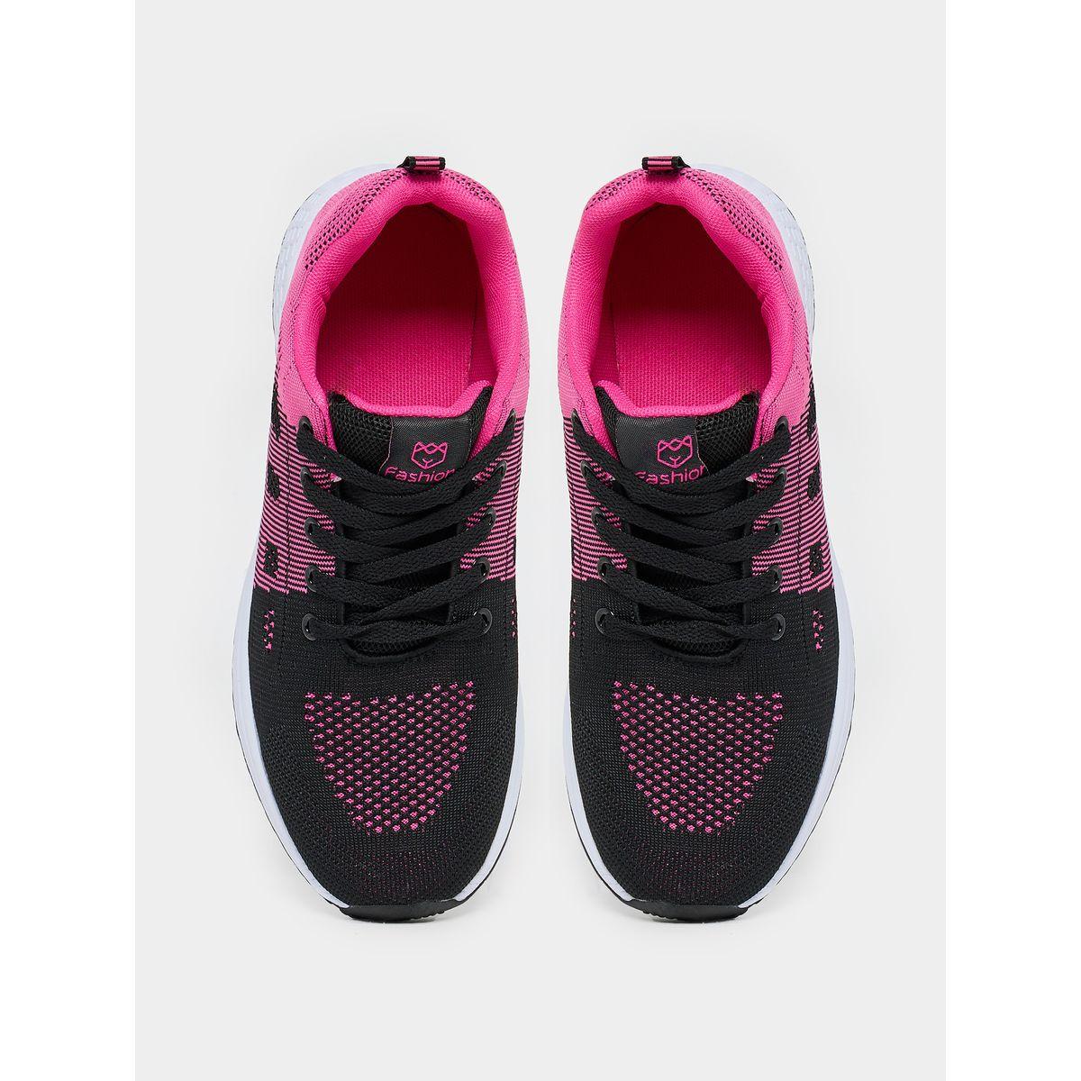 حذاء سنيكرز بتفاصيل شبكية ورباط غلق-women-shoes-sneakers-image-6