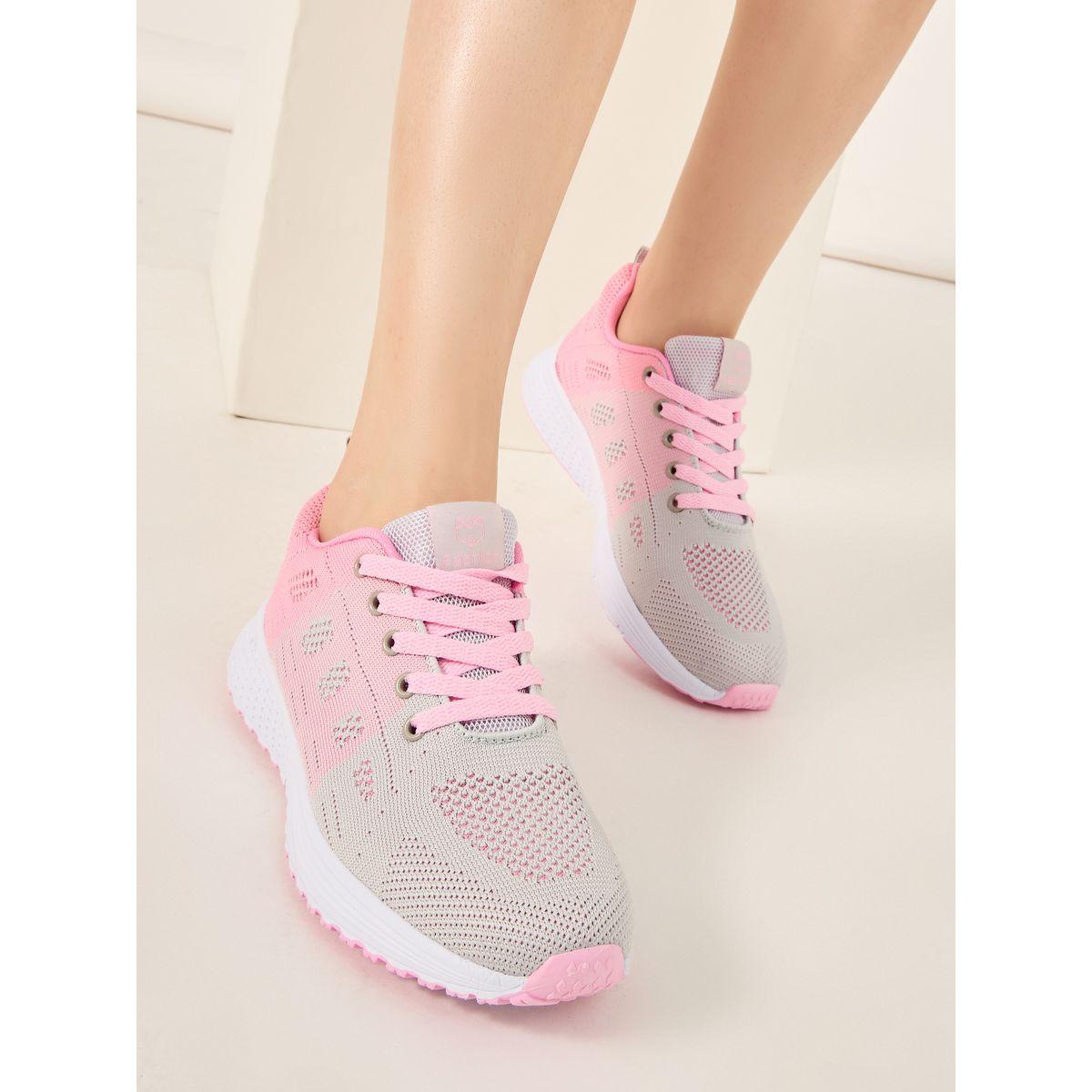 Take Two Mesh Upper Lace Up Sport Sneakers-women-shoes-sneakers-image-1