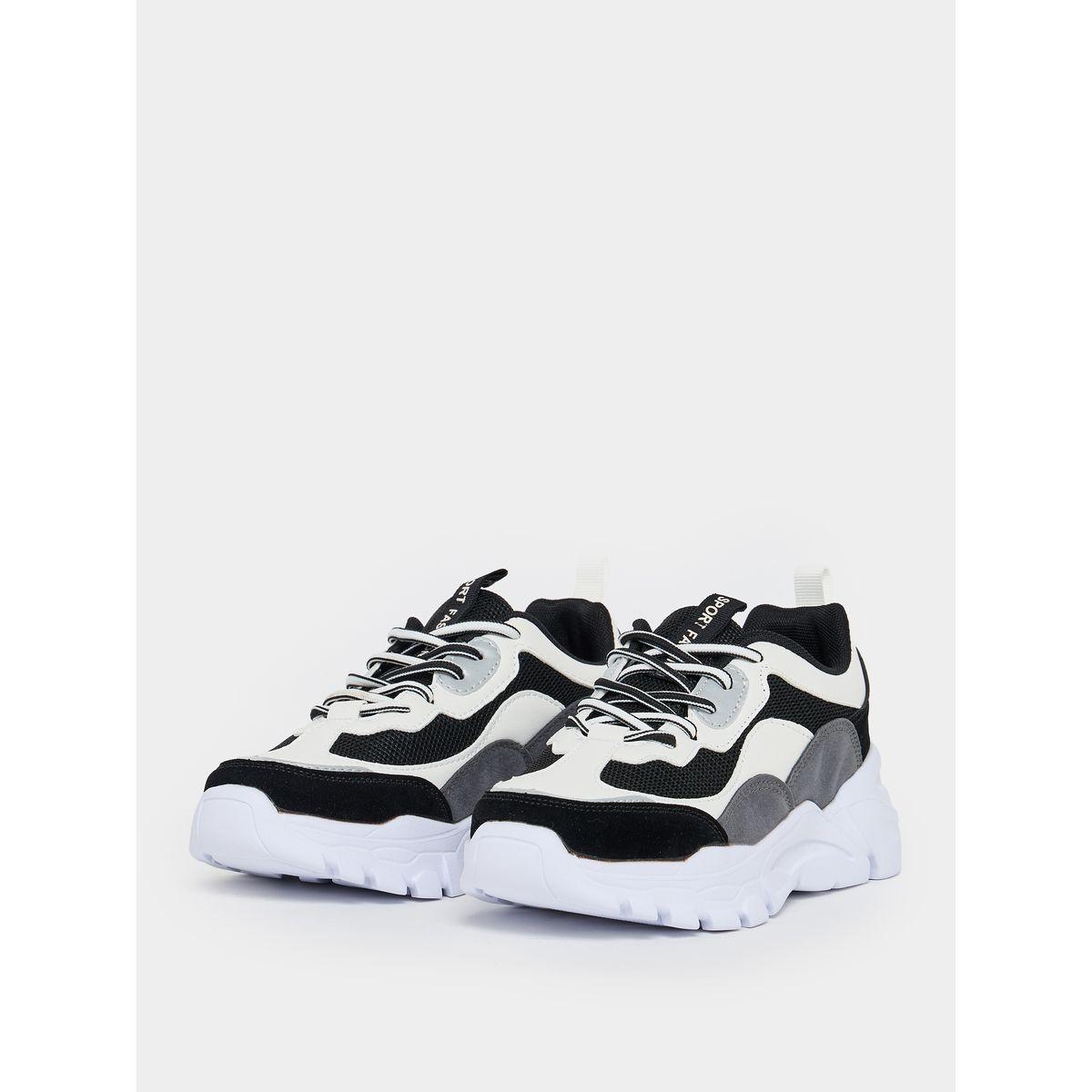 حذاء سنيكرز بنعل شانكي ونمط كتل الالوان-women-shoes-sneakers-image-3