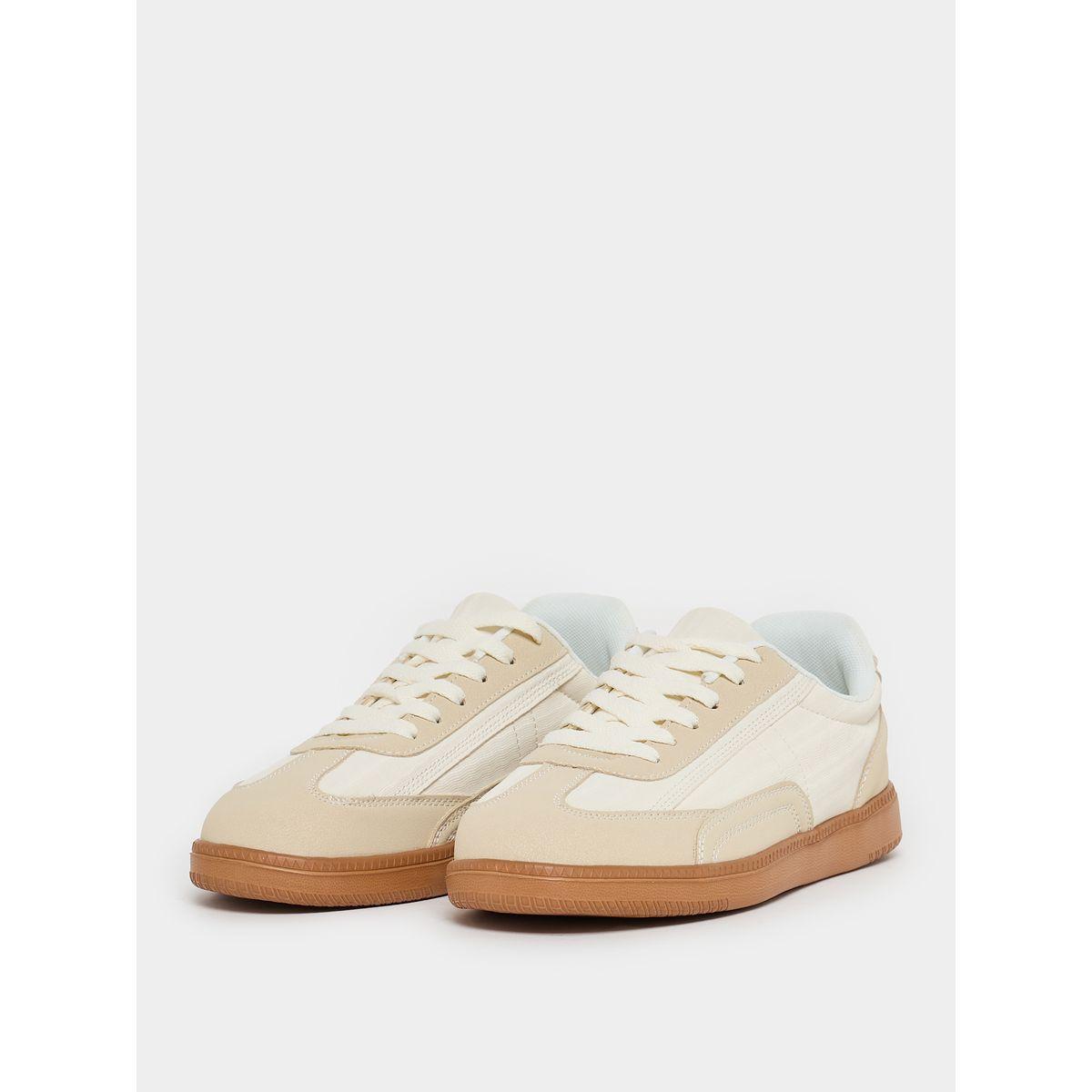 Take Two Panelled Gum Sole Lace Up Sneakers-women-shoes-sneakers-image-3