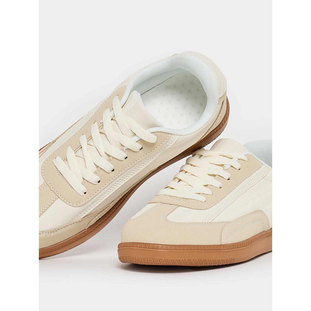 Take Two Panelled Gum Sole Lace Up Sneakers-women-shoes-sneakers-image-4