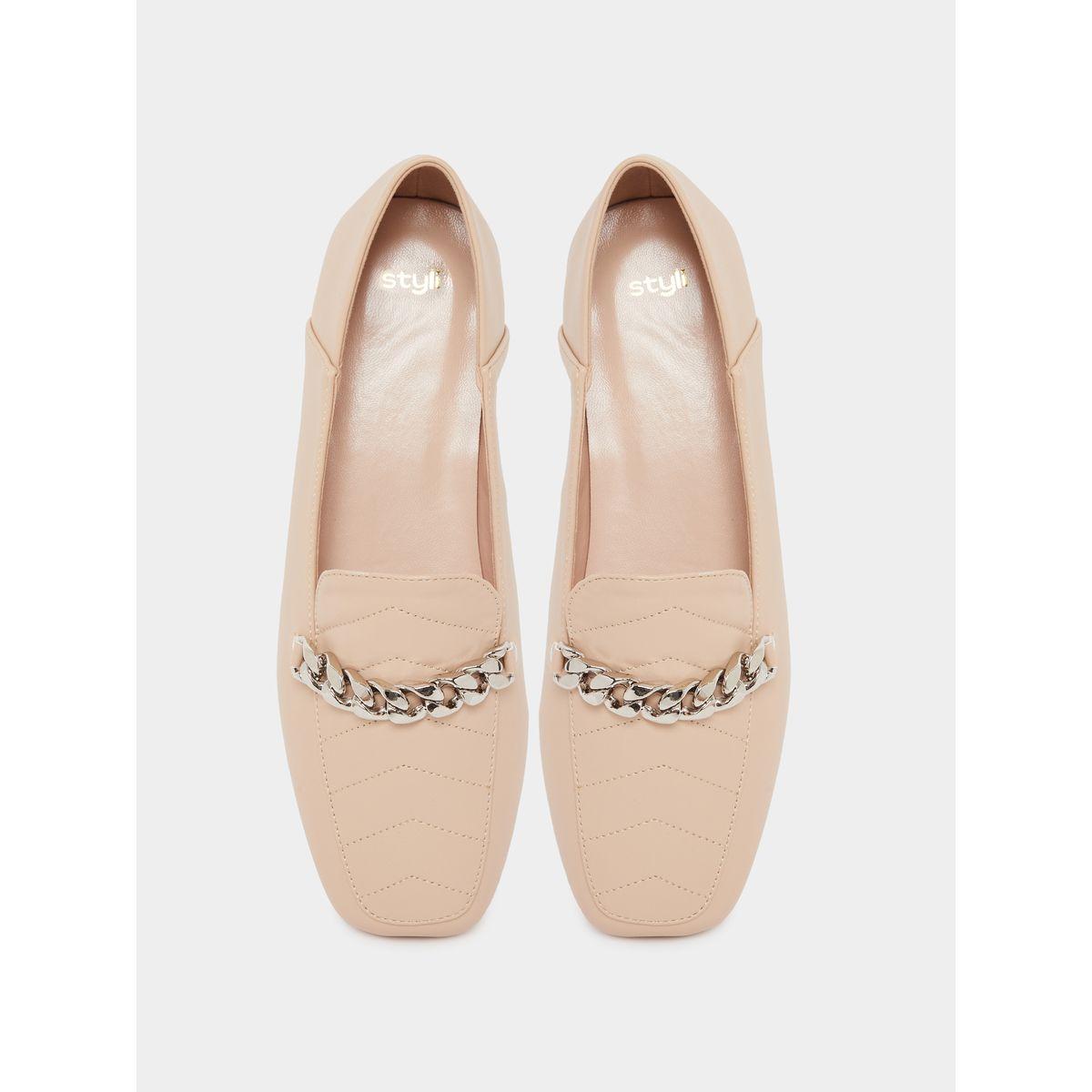 حذاء كاجوال مزين بحلية على شكل سلسلة-women-shoes-ballerinas-image-5