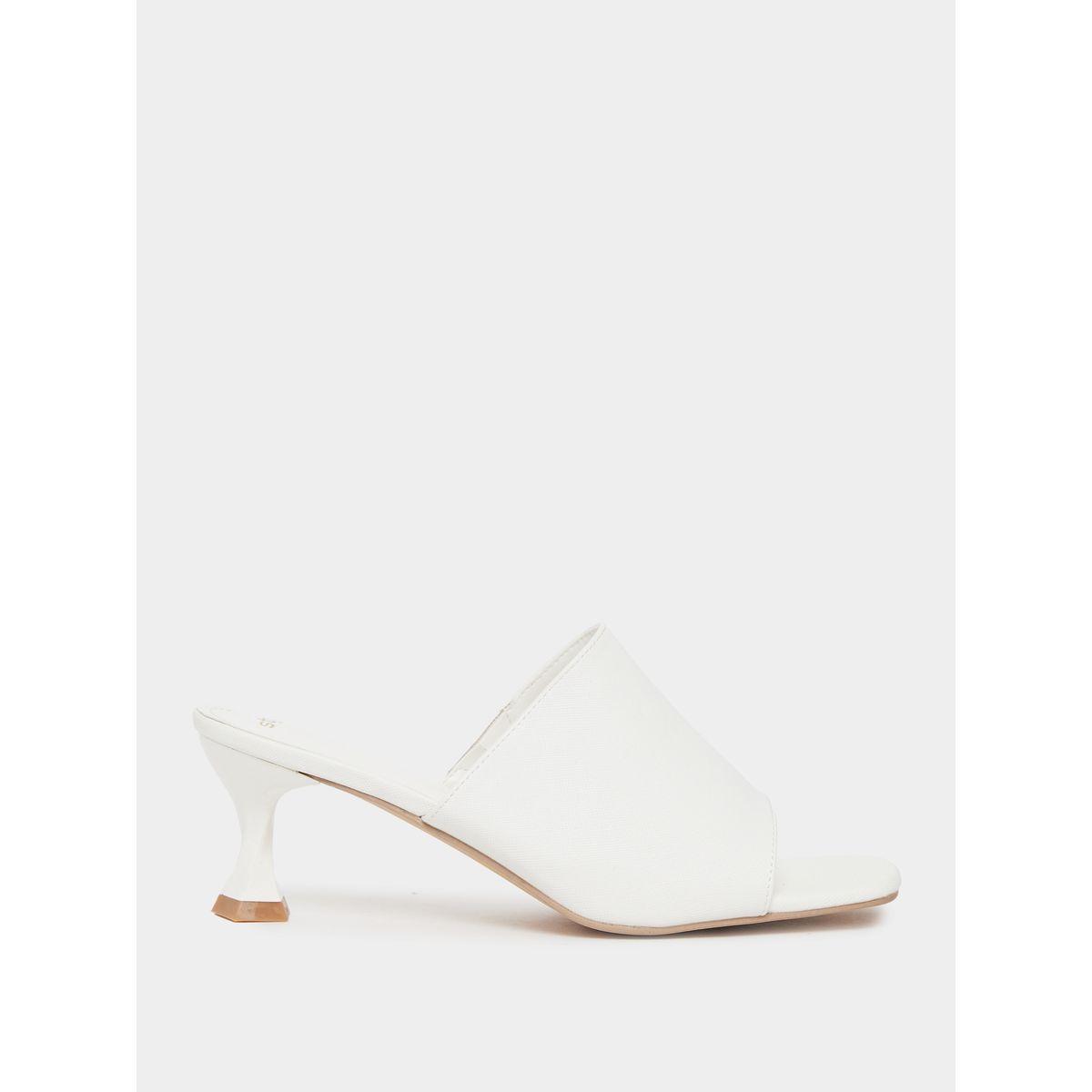 Plain Open Toe Kitten Heel Sandals-women-shoes-heels-image-1