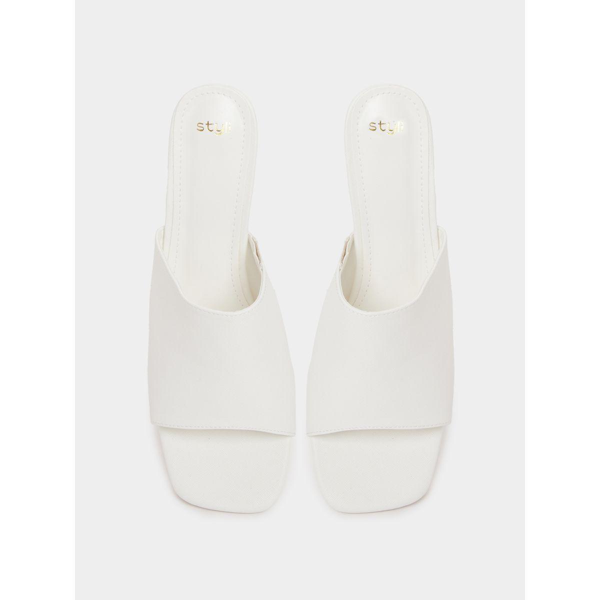 Plain Open Toe Kitten Heel Sandals-women-shoes-heels-image-5