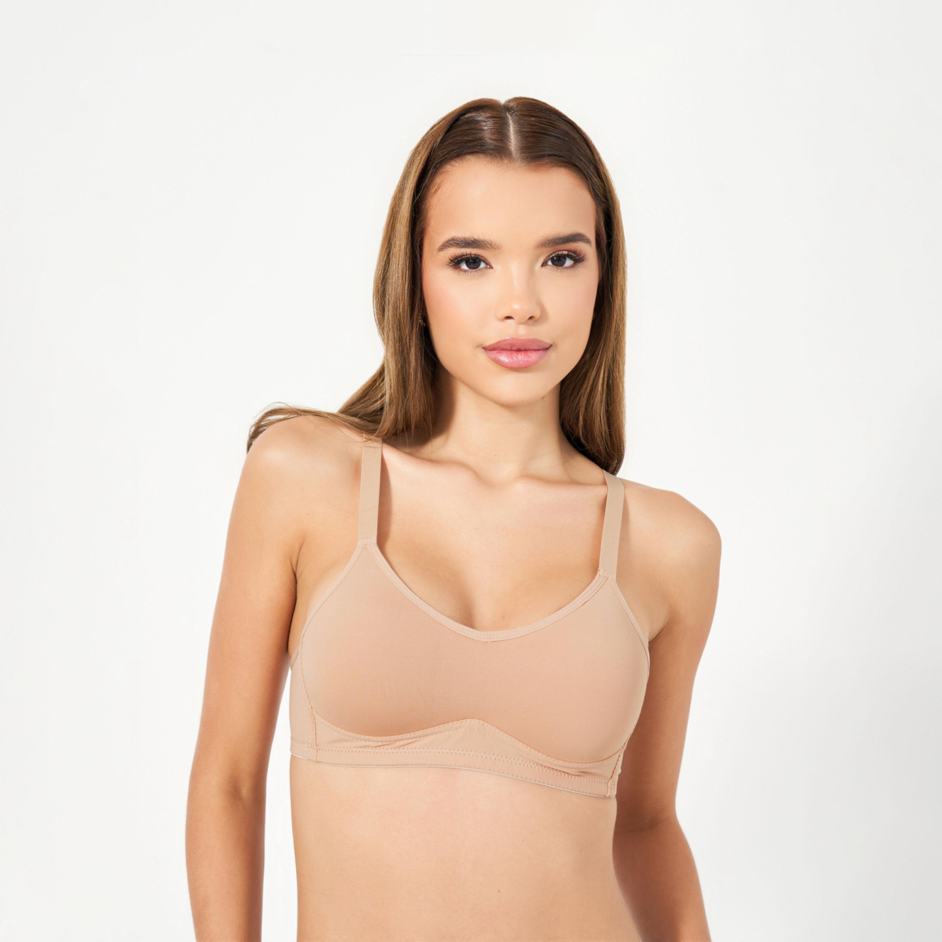 Styli Pack Of 2 - Padded Non Wired Solid T-Shirt Bra-women-clothing-lingerie-bras-image-6
